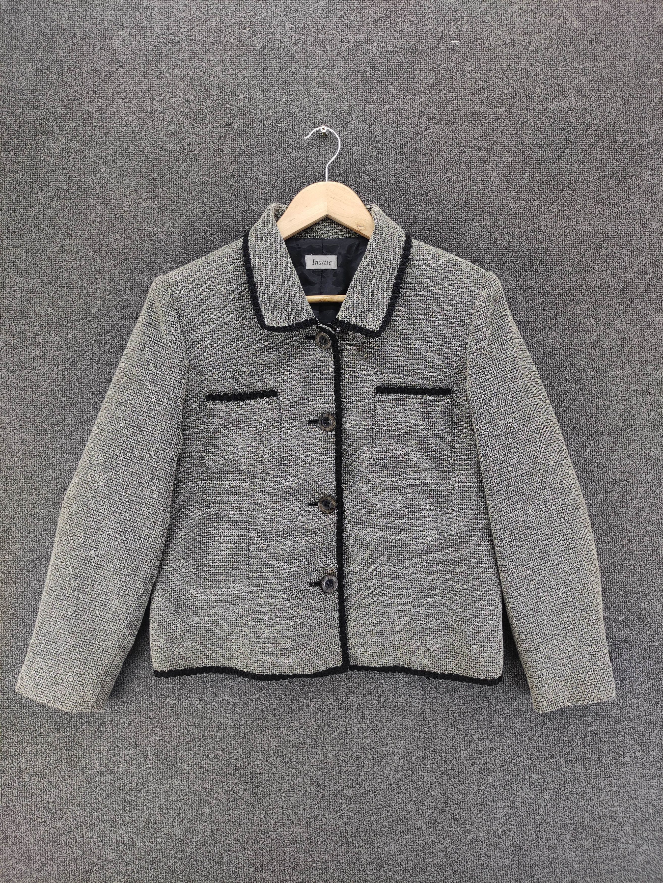 In The Attic Vintage Inattic Tweed Jacket Size M / US 6-8 / IT 42-44 - 1 Thumbnail