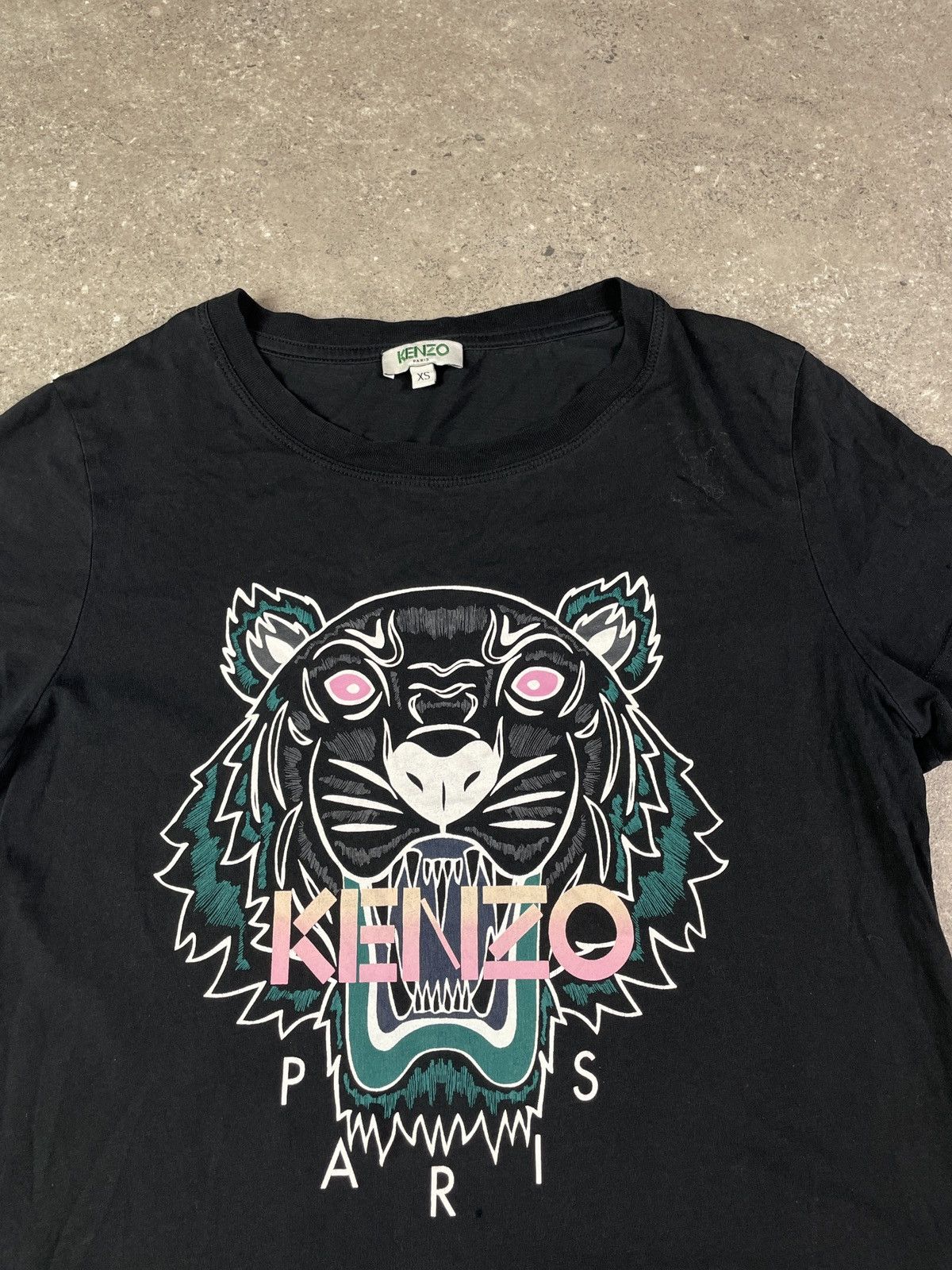 Kenzo × Vintage Kenzo Paris Big Tiger Classic T Shirt Size US XS / EU 42 / 0 - 2 Thumbnail