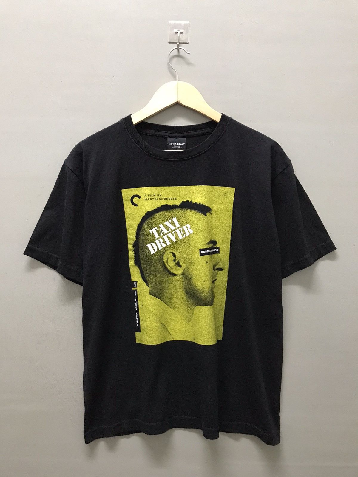 image of Taxi Driver Robert De Niro Movie Tee in Black, Men's (Size Large)