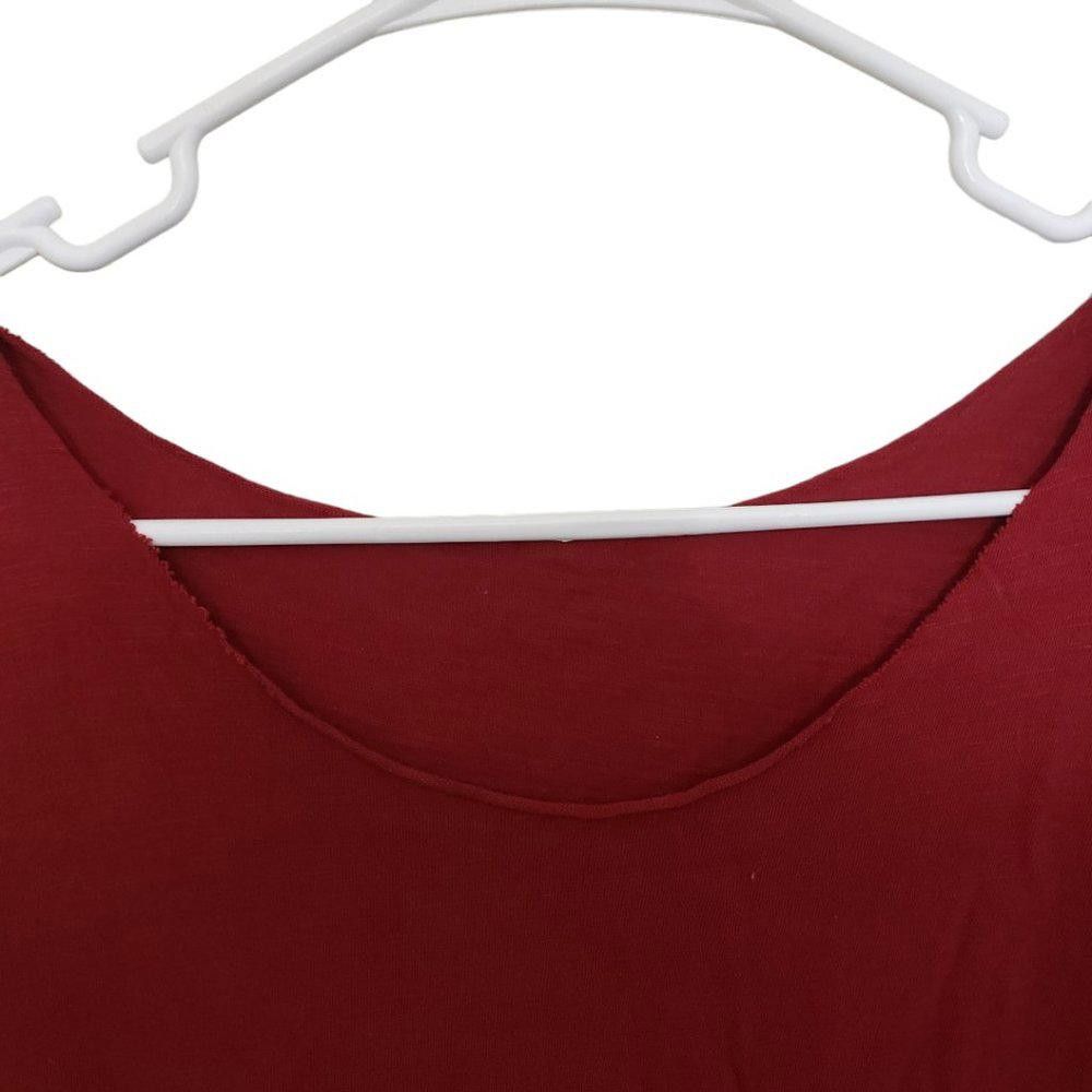Designer CT557a Made in Italy Ladies Red Tank Top Size L / US 10 / IT 46 - 2 Thumbnail
