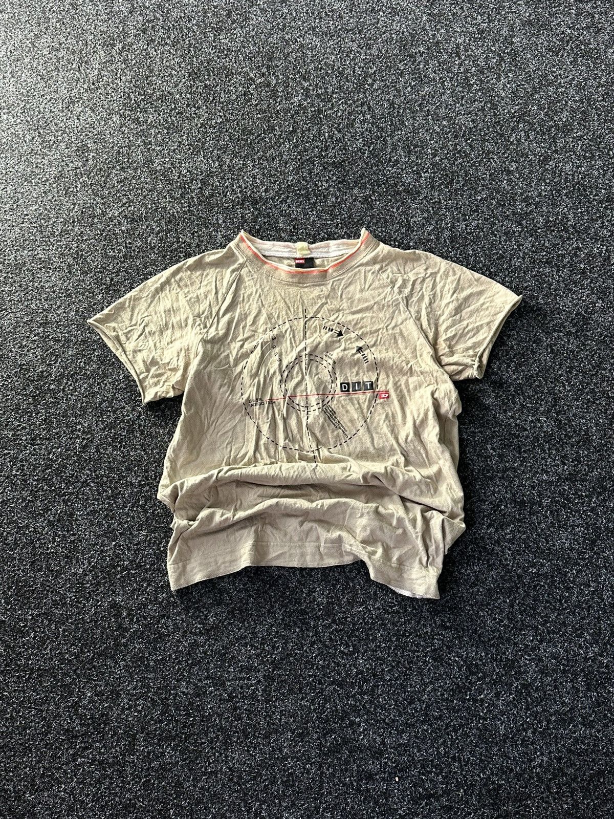 Diesel × If Six Was Nine 80s❗️ vintage DIESEL Single Stitch avant garde tee Y2K Logo D Size US L / EU 52-54 / 3 - 1 Thumbnail