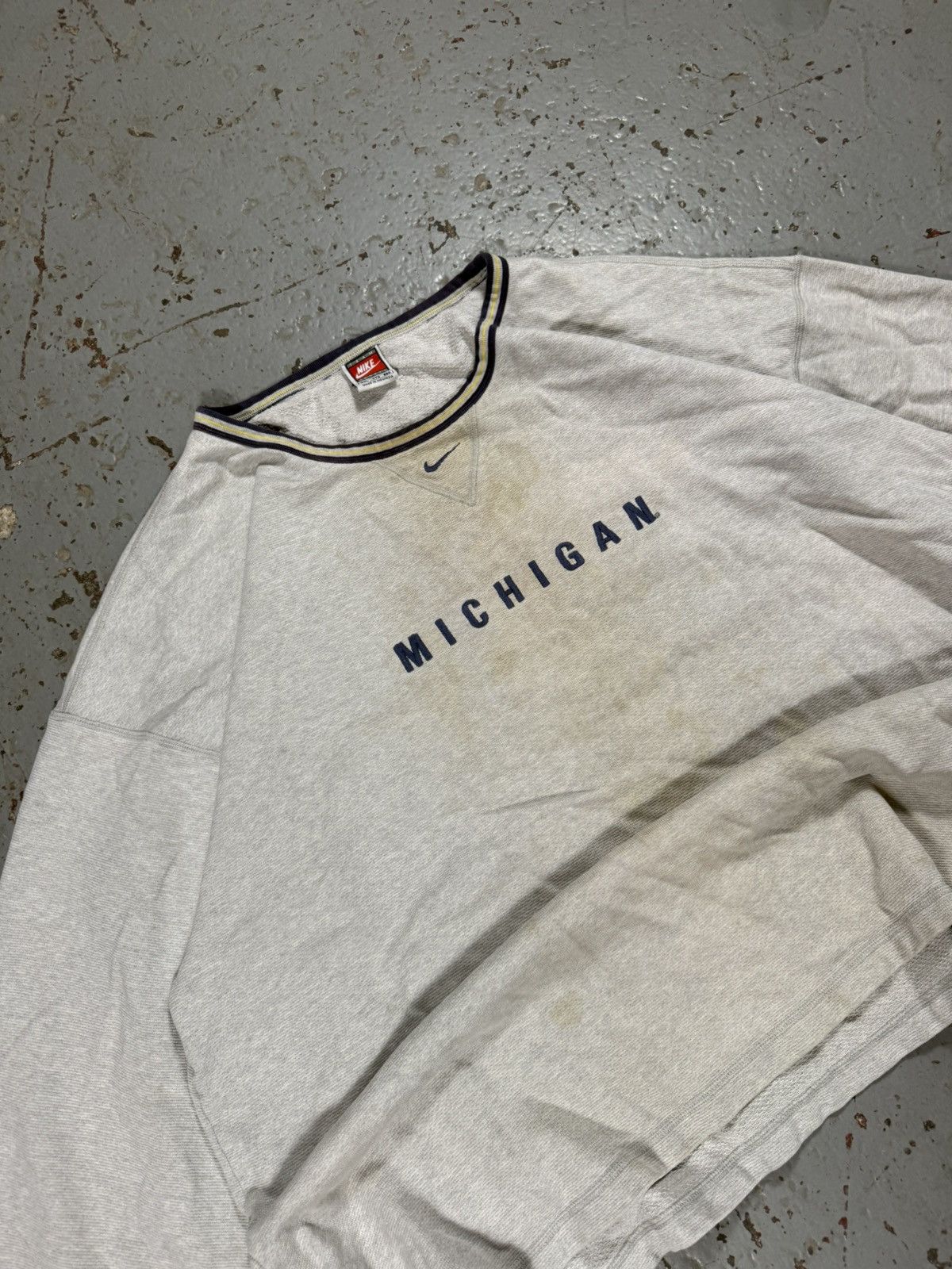 Nike Vintage Distressed Michigan State Nike Sweater Hockey Style Size US XXL / EU 58 / 5 - 3 Thumbnail