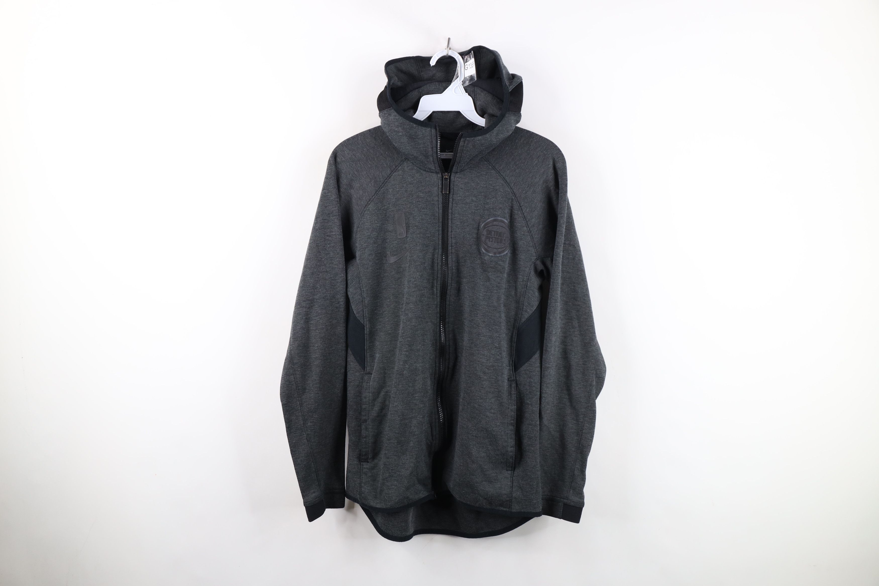 Nike Nike NBA Pistons Basketball Full Zip Hoodie Sweatshirt Gray Size US S / EU 44-46 / 1 - 1 Thumbnail