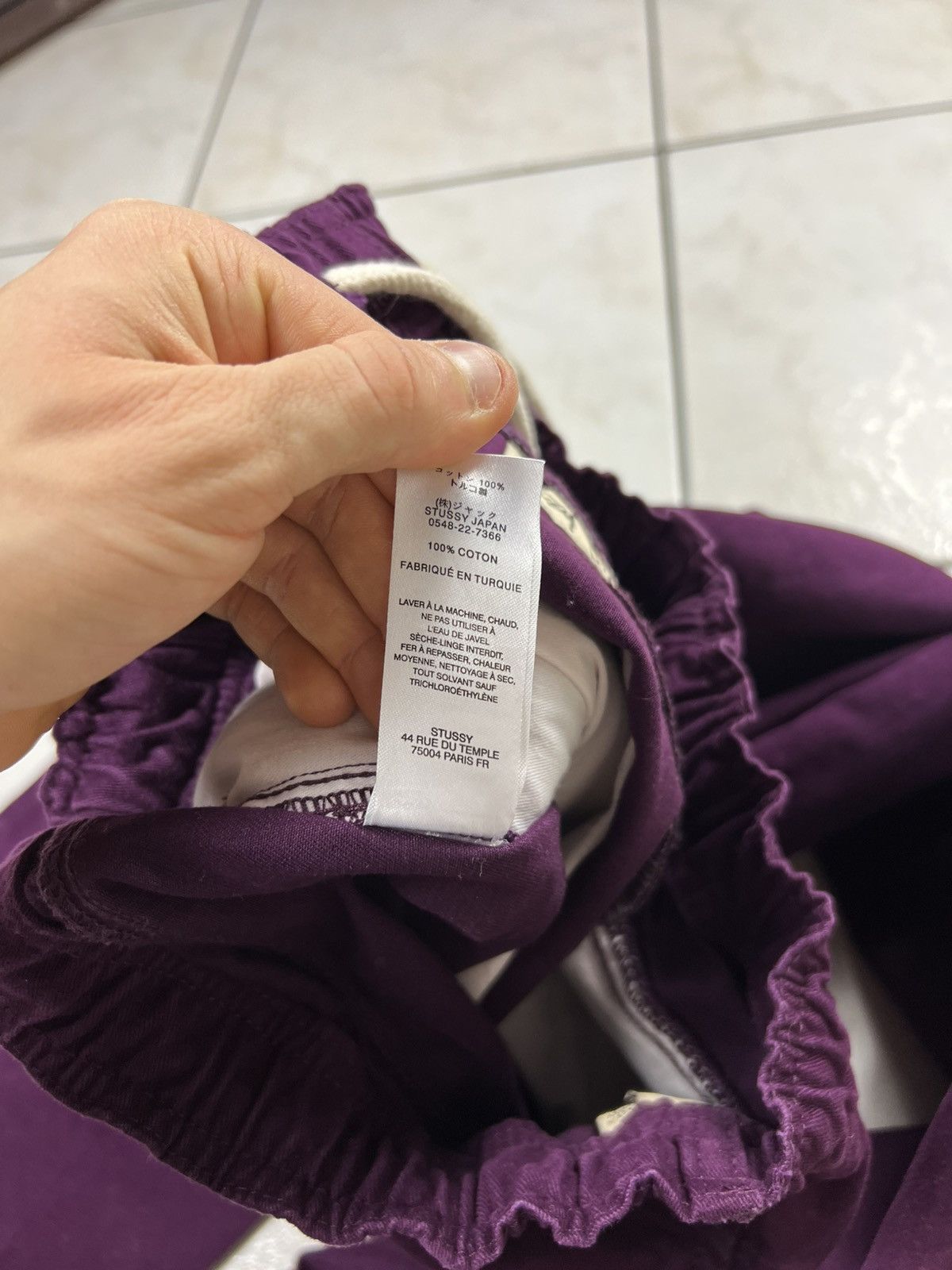 Stussy Stussy elastic stuff baggy brushed beach pant trousers lean Size US 32 / EU 48 - 22 Thumbnail