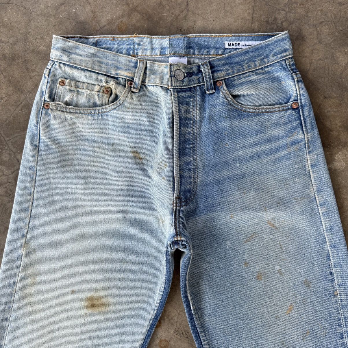 Levi's Vintage Clothing W32 Vintage Levi's 501 Faded Mud Washer Denim Jean Size US 32 / EU 48 - 3 Thumbnail
