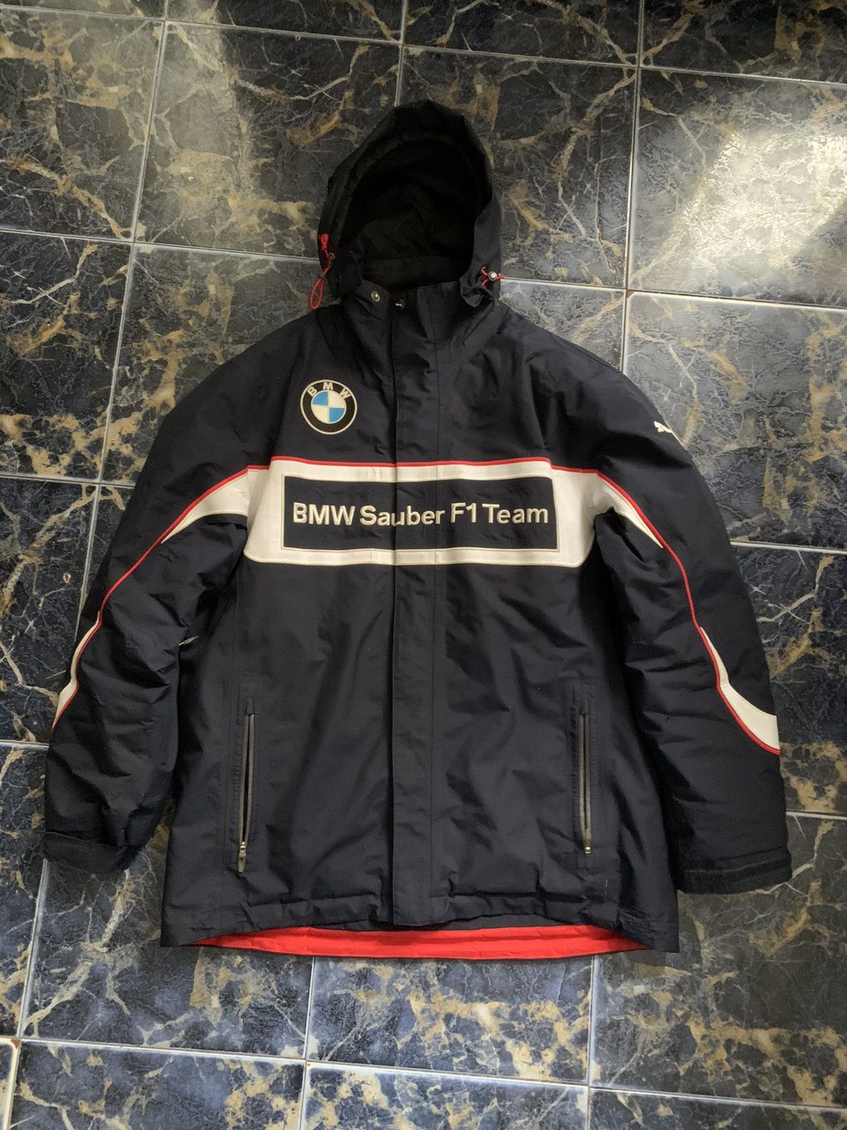 image of Bmw Sauber F1 Team Racing Jacket Blue Men's Size L