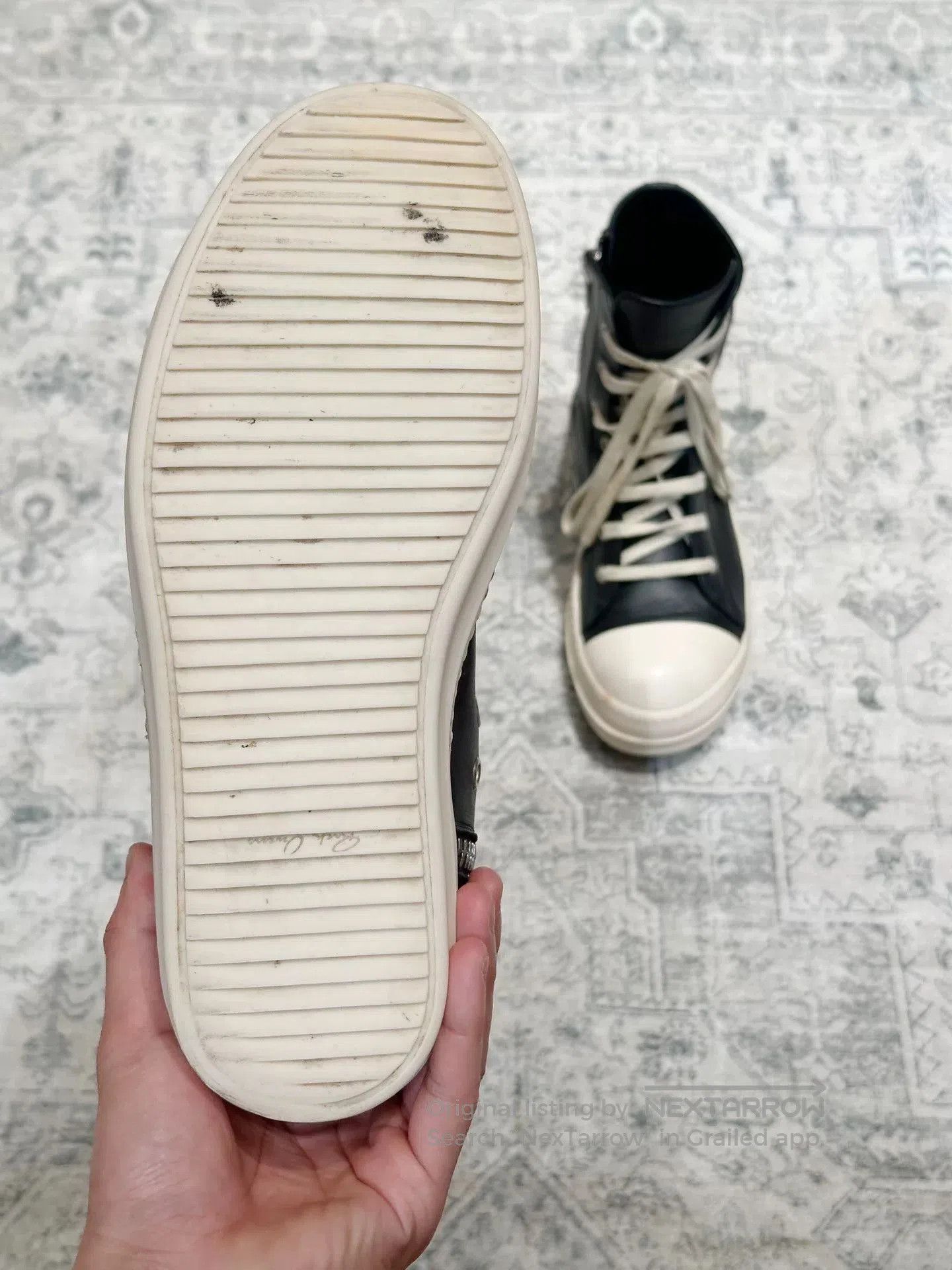 Rick Owens Rick Owens x Converse Leather High-Top. Size US 7 / EU 40 - 8 Thumbnail
