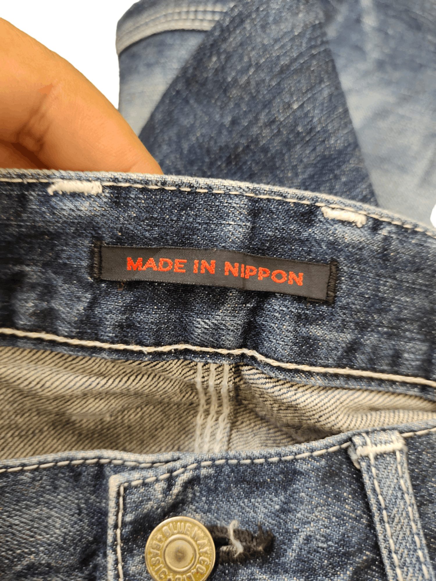 Kapital Flare Jeans Blue Way Clawmark Distress Faded Denim Bootcut Size US 32 / EU 48 - 20 Thumbnail