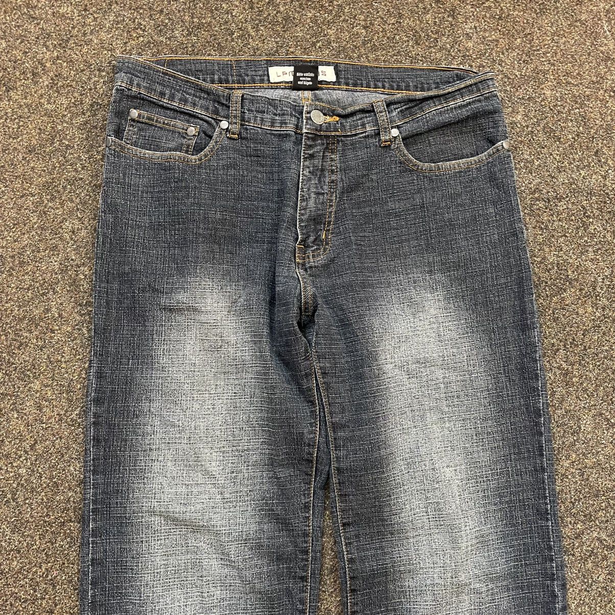 Vintage Vintage Y2K Faded Flared Denim Jeans 90s Baggy Wide Leg M Size 32" / US 10 / IT 46 - 4 Thumbnail