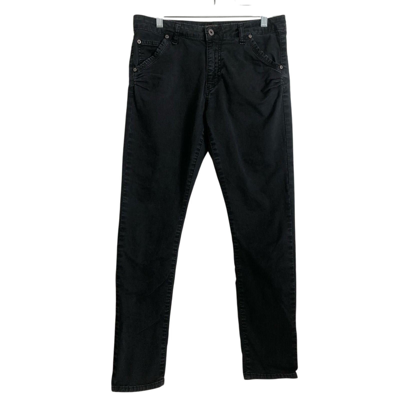 Other Please Made in Italy Black Denim Straight Leg Mid Rise Jeans Size 27" / US 4 / IT 40 - 1 Thumbnail