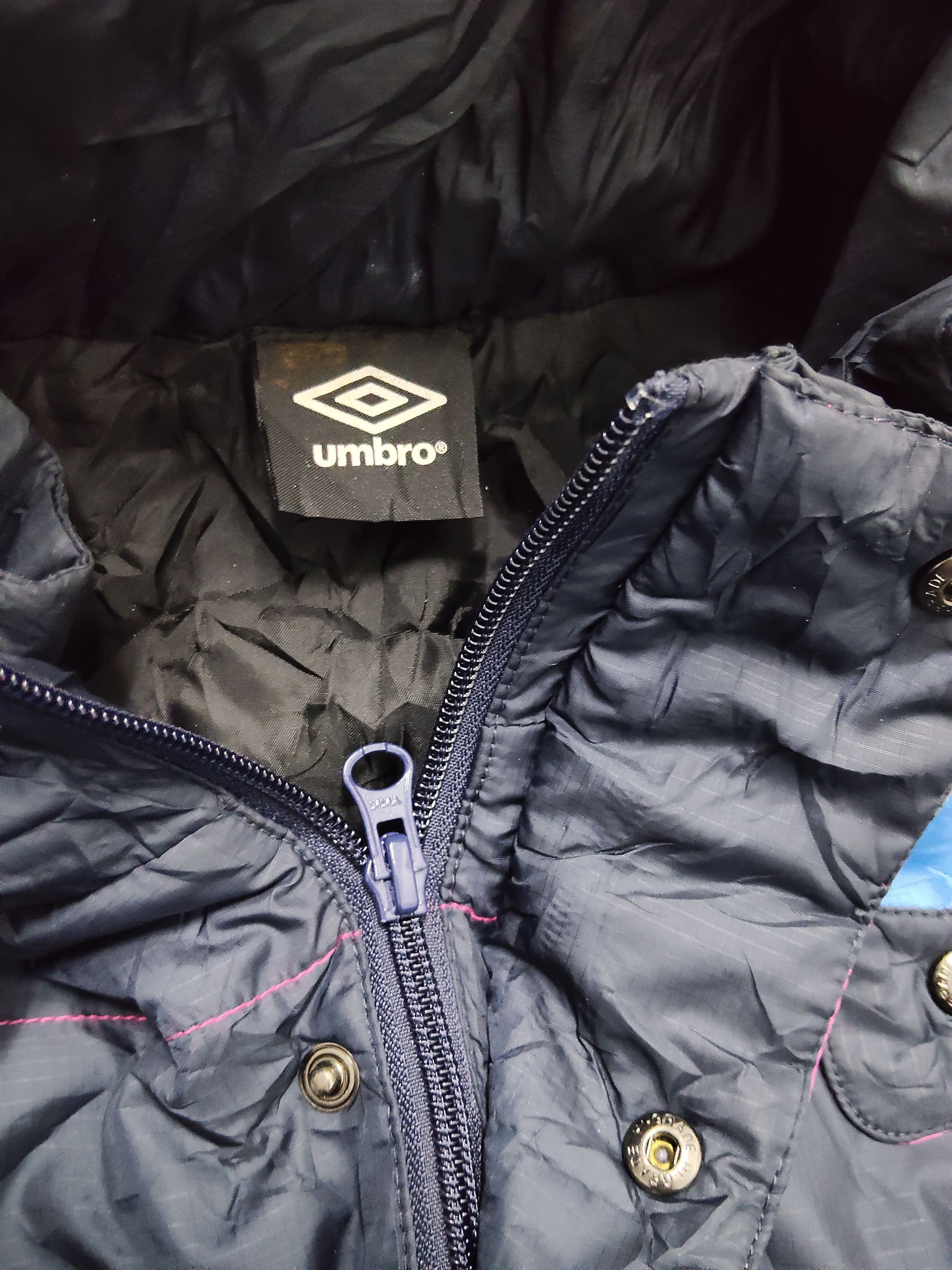 Umbro authentic UMBRO hooded big logo unisex long jacket Size L / US 10 / IT 46 - 3 Thumbnail