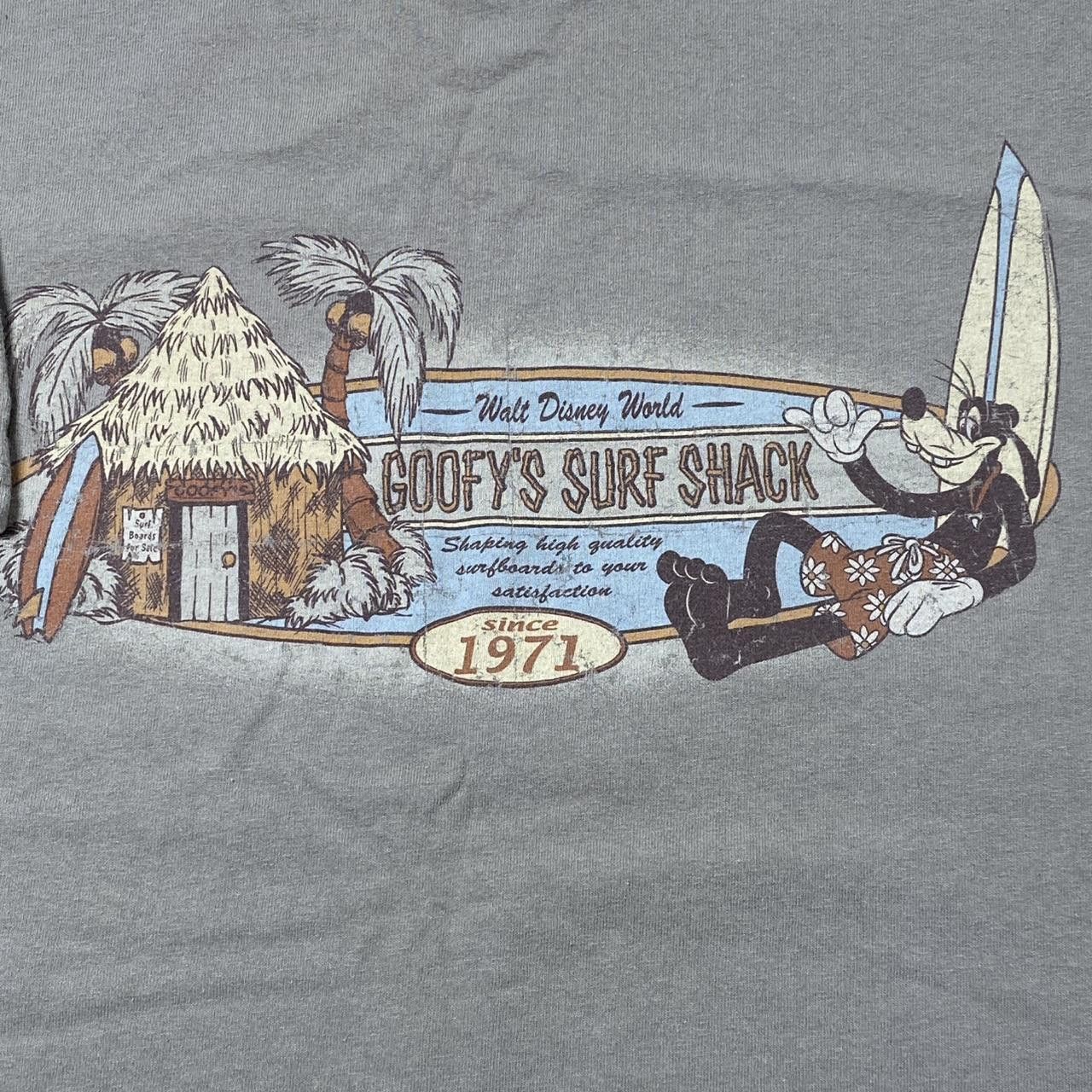 Disney Vintage Goofy's Surf Shack Green/Gray Surf Tee Size Medium Size US M / EU 48-50 / 2 - 3 Thumbnail