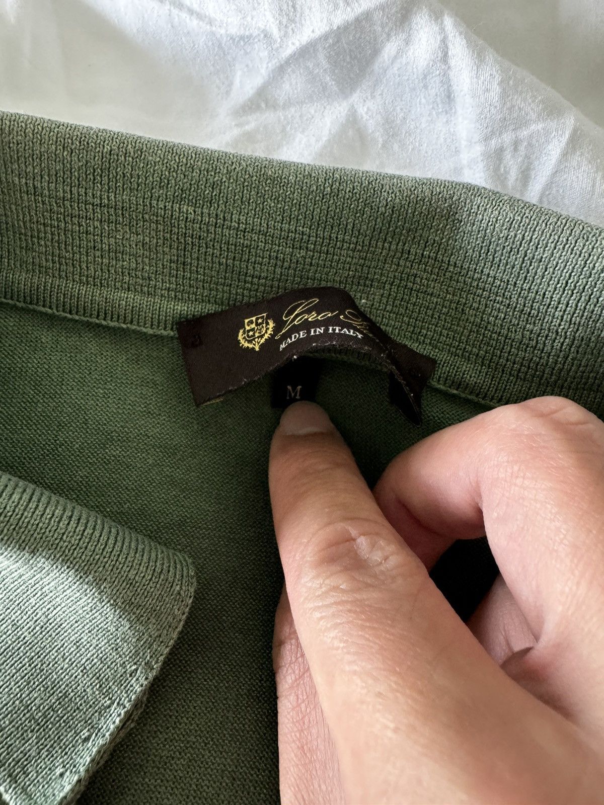 Loro Piana Loro piana green polo t Size US M / EU 48-50 / 2 - 2 Thumbnail