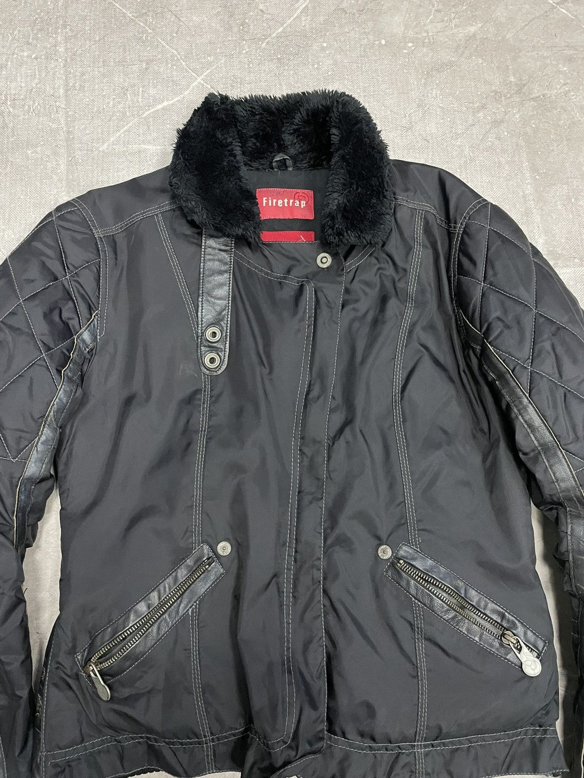 If Six Was Nine Rare fur black opium hysteric glamour style biker jacket 🧥 Size US M / EU 48-50 / 2 - 3 Thumbnail