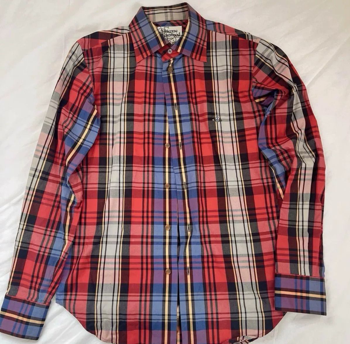Vivienne Westwood Vivienne Westwood Multi-Color Plaid Shirt Size US S / EU 44-46 / 1 - 1 Thumbnail
