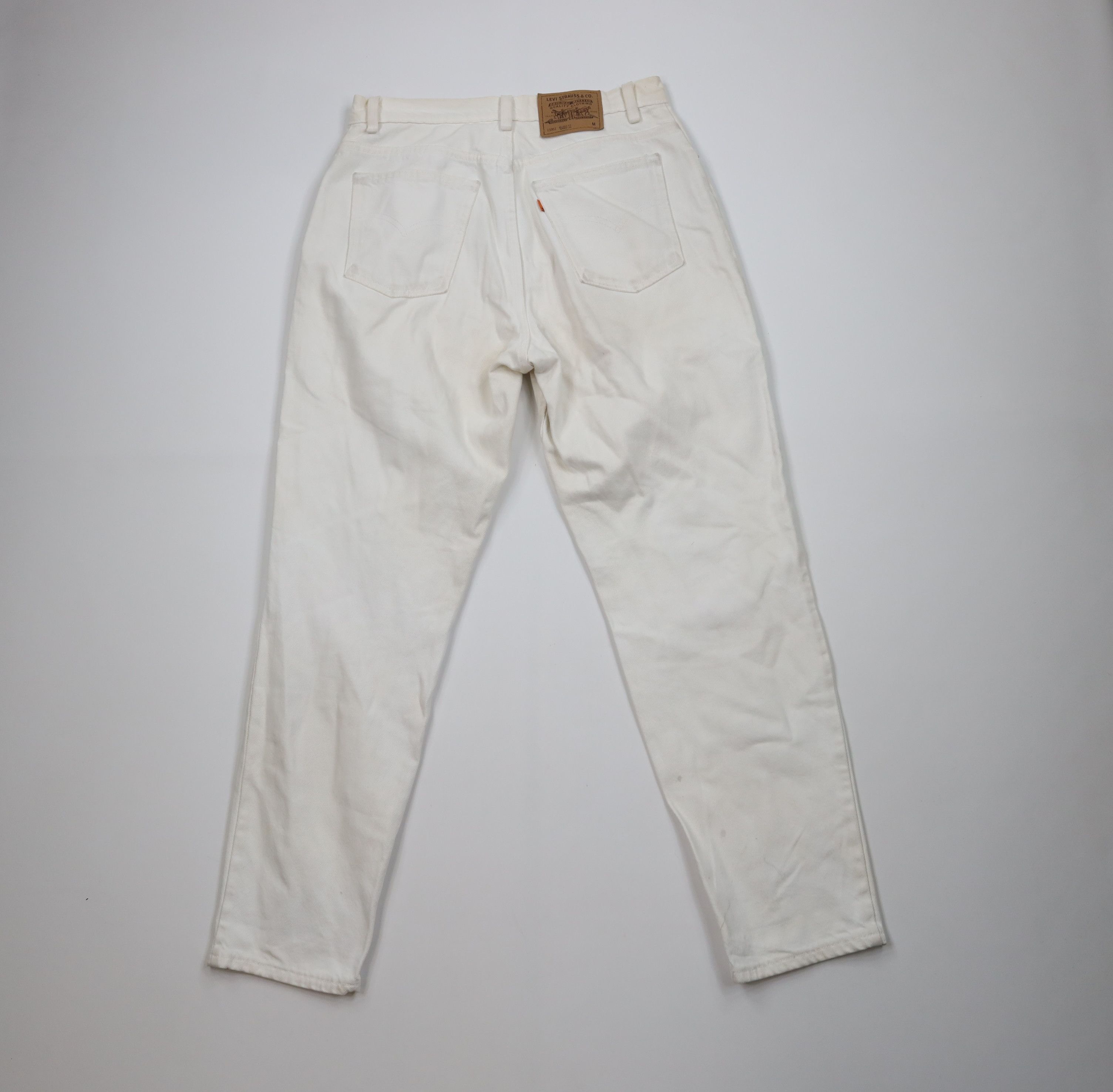 Levi's Vintage 90s Levis 950 Orange Tab Relaxed Fit Jeans White USA Size 36" / US 14 / IT 50 - 12 Thumbnail