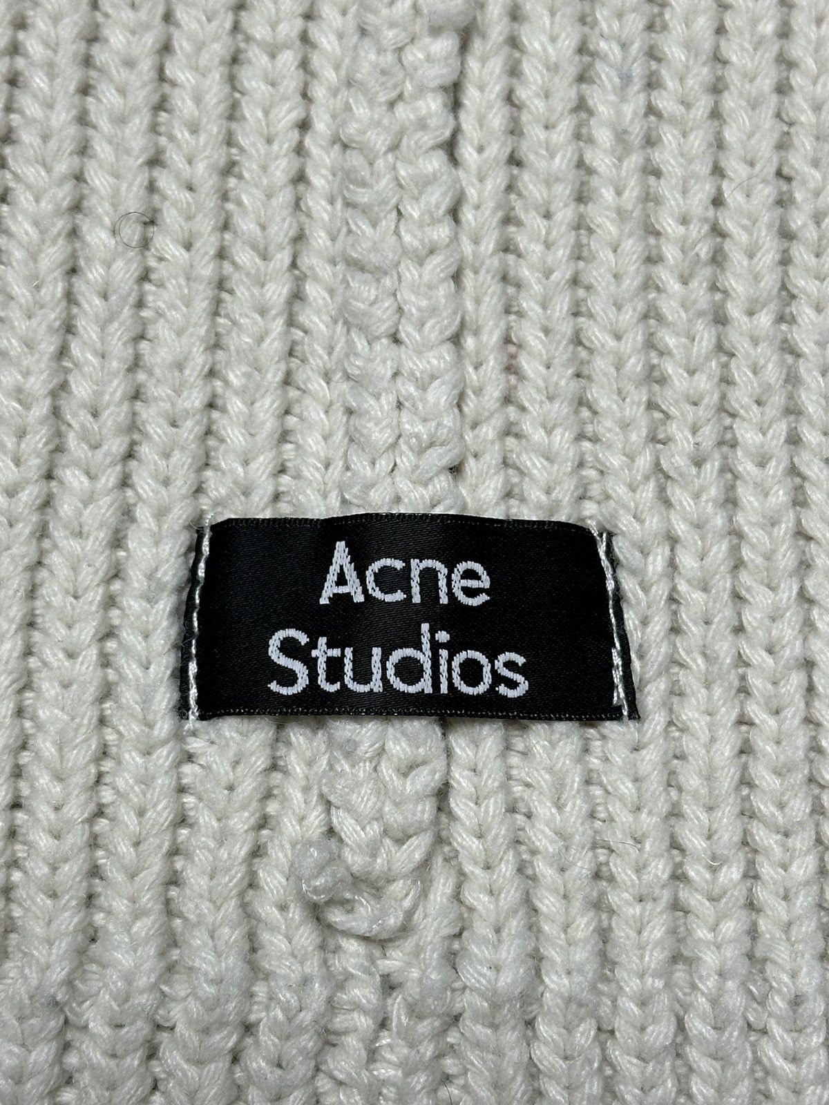 Acne Studios Acne Studios Pancy Wool Face Patch Beanie Hat Size ONE SIZE - 14 Thumbnail