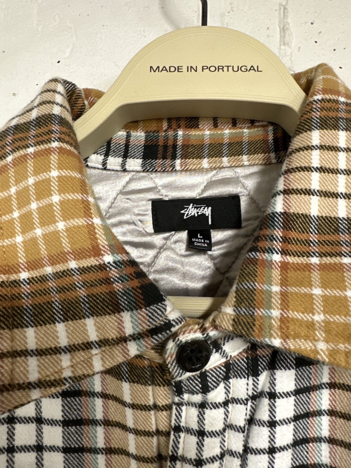 Stussy STUSSY QUILTED LINED PLAID SHIRT Size US L / EU 52-54 / 3 - 3 Thumbnail