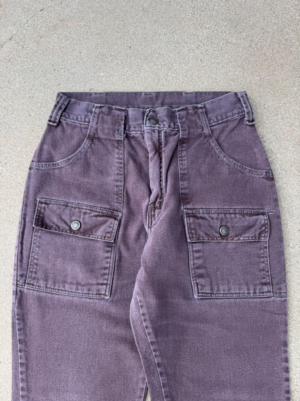 Levi's × Vintage Vtg 70’s Jc Penney Bellbottom Flare Brown Bush Pants 27x28 Size 27" / US 4 / IT 40 - 4 Thumbnail