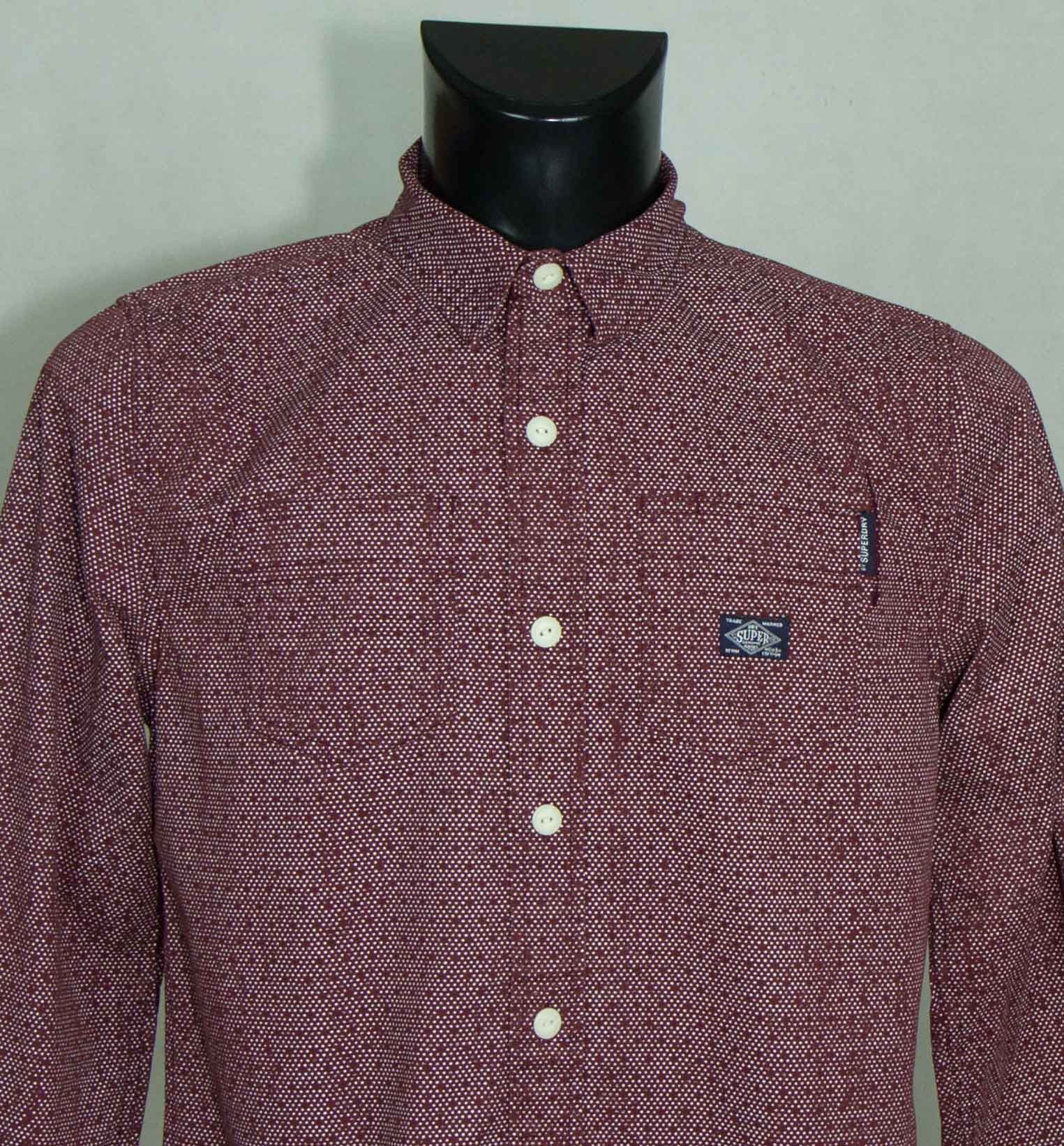 Superdry MENS SUPERDRY SHIRT COTTON SIZE M Size US M / EU 48-50 / 2 - 1 Thumbnail