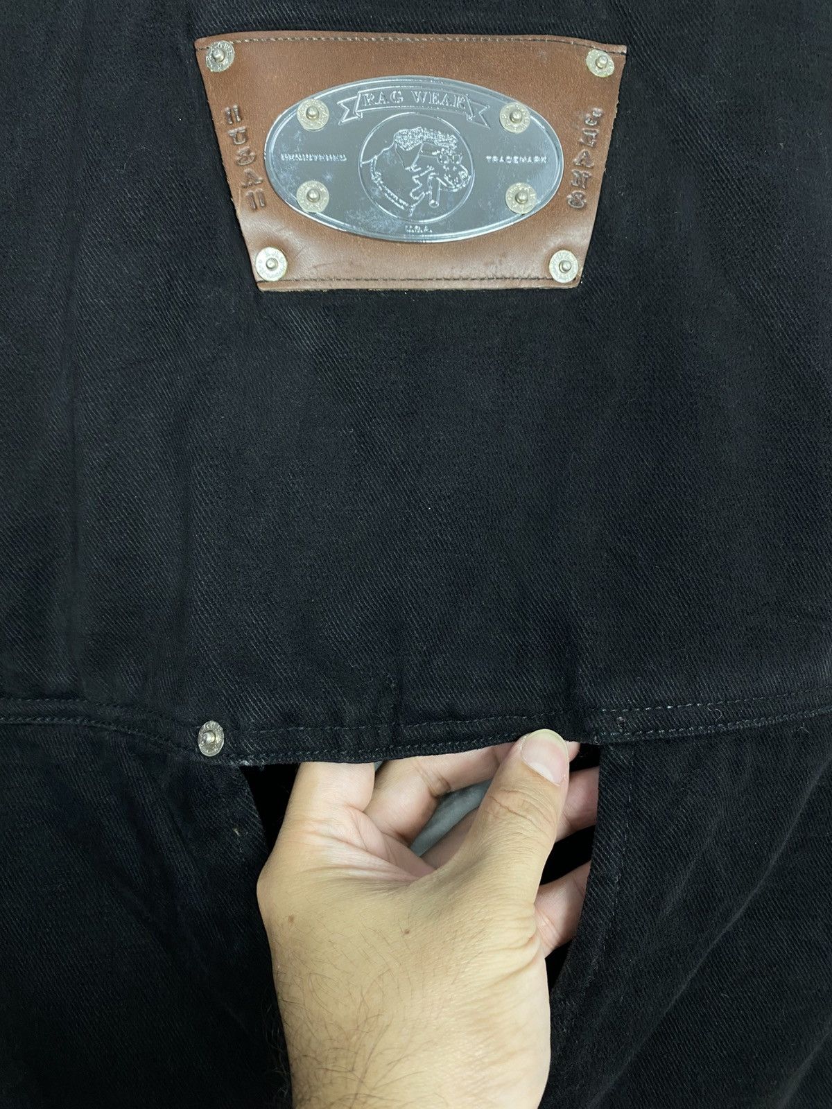 Vintage Rare‼️ Vintage Rag Wear Jeans Workwear Vest Buckle Made Usa Size US M / EU 48-50 / 2 - 15 Thumbnail