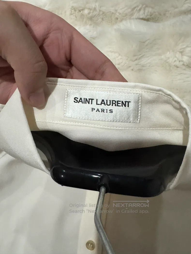 Saint Laurent Paris Saint Laurent Paris Women's Silk Shirt Size XS / US 0-2 / IT 36-38 - 2 Thumbnail