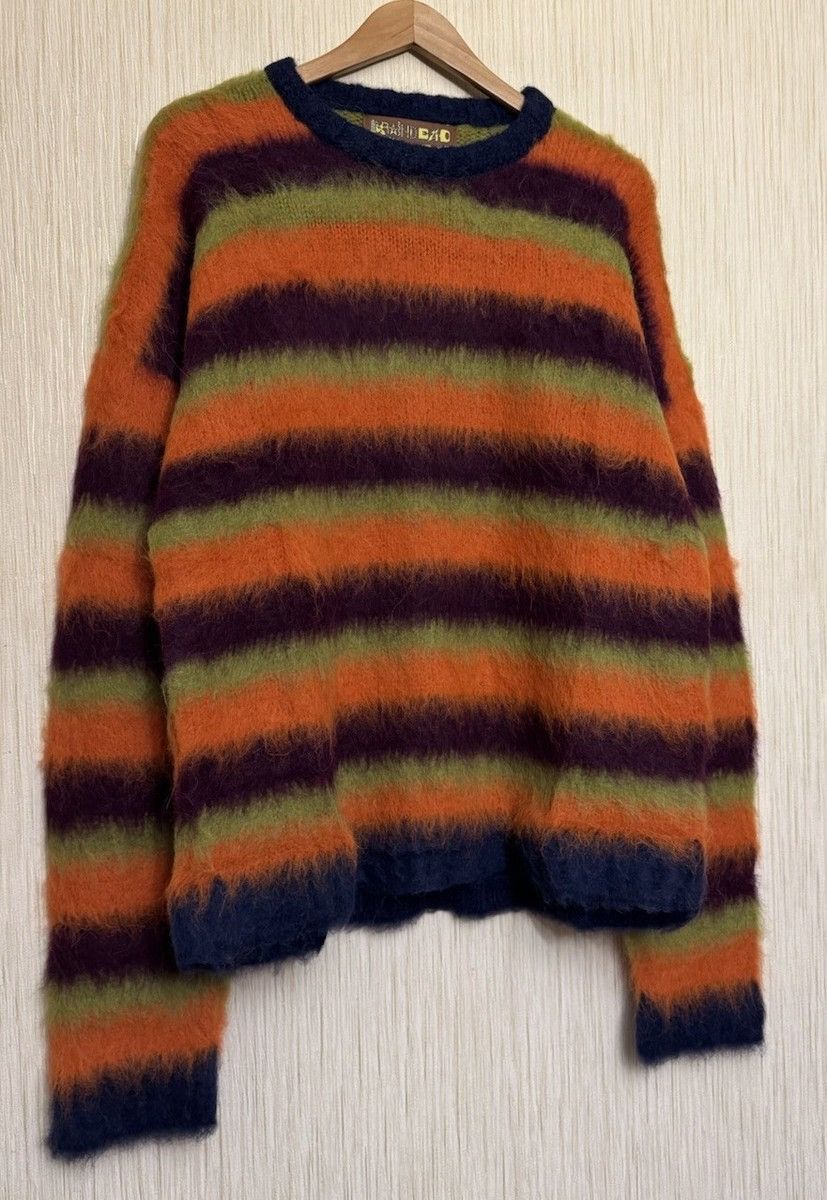 Brain Dead BRAIN DEAD Blurry Lines Alpaca sweater Fuzzy Size L Rare Size US L / EU 52-54 / 3 - 6 Thumbnail