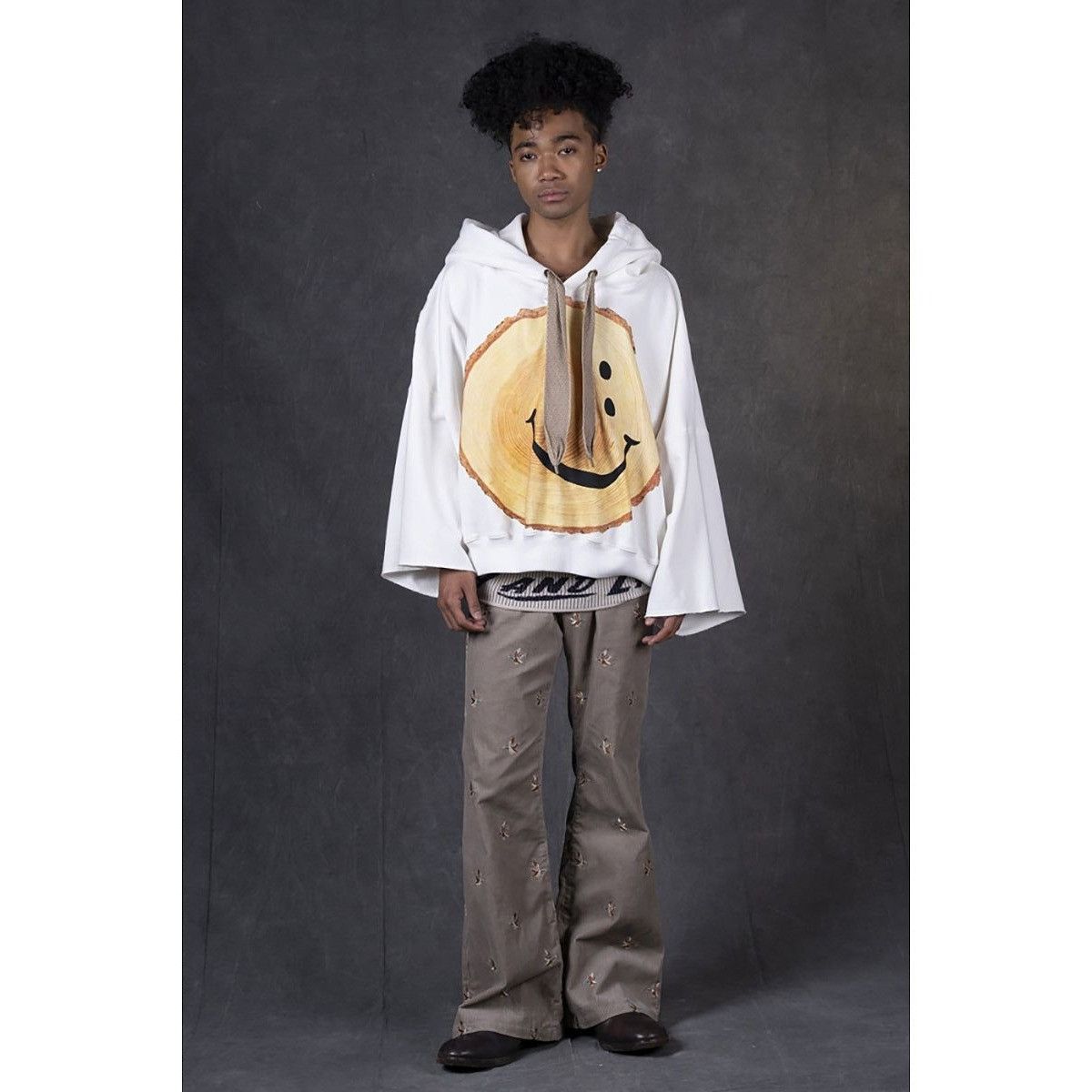 Kapital Kapital Fleece Devil Hoodie (RAINBOWY Millennium Stump pt) s Size US L / EU 52-54 / 3 - 2 Thumbnail