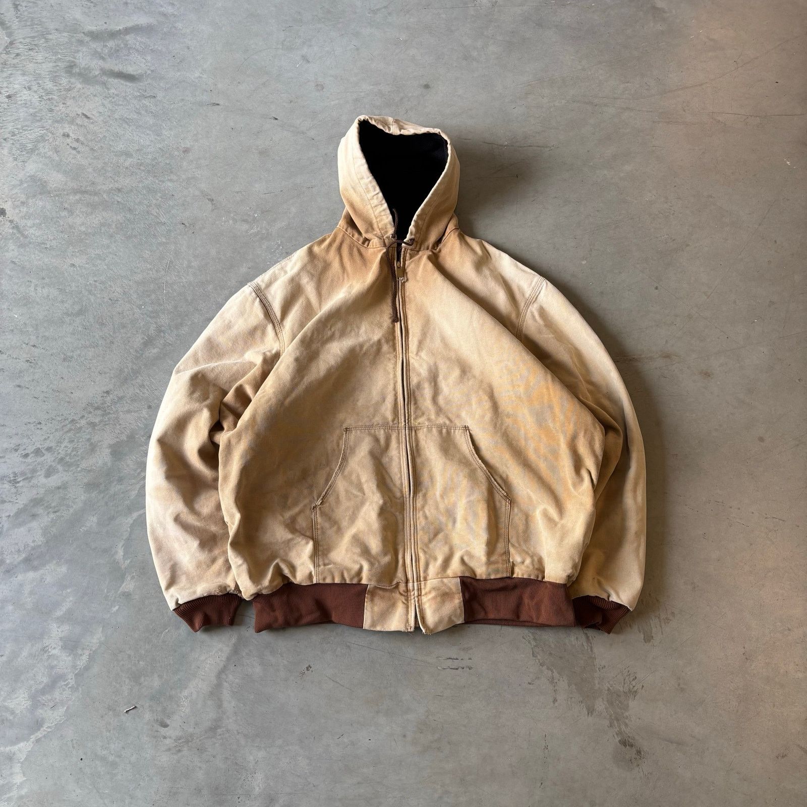 Carhartt vintage 90s sunfaded carhartt workwear jacket Size US XXL / EU 58 / 5 - 1 Thumbnail