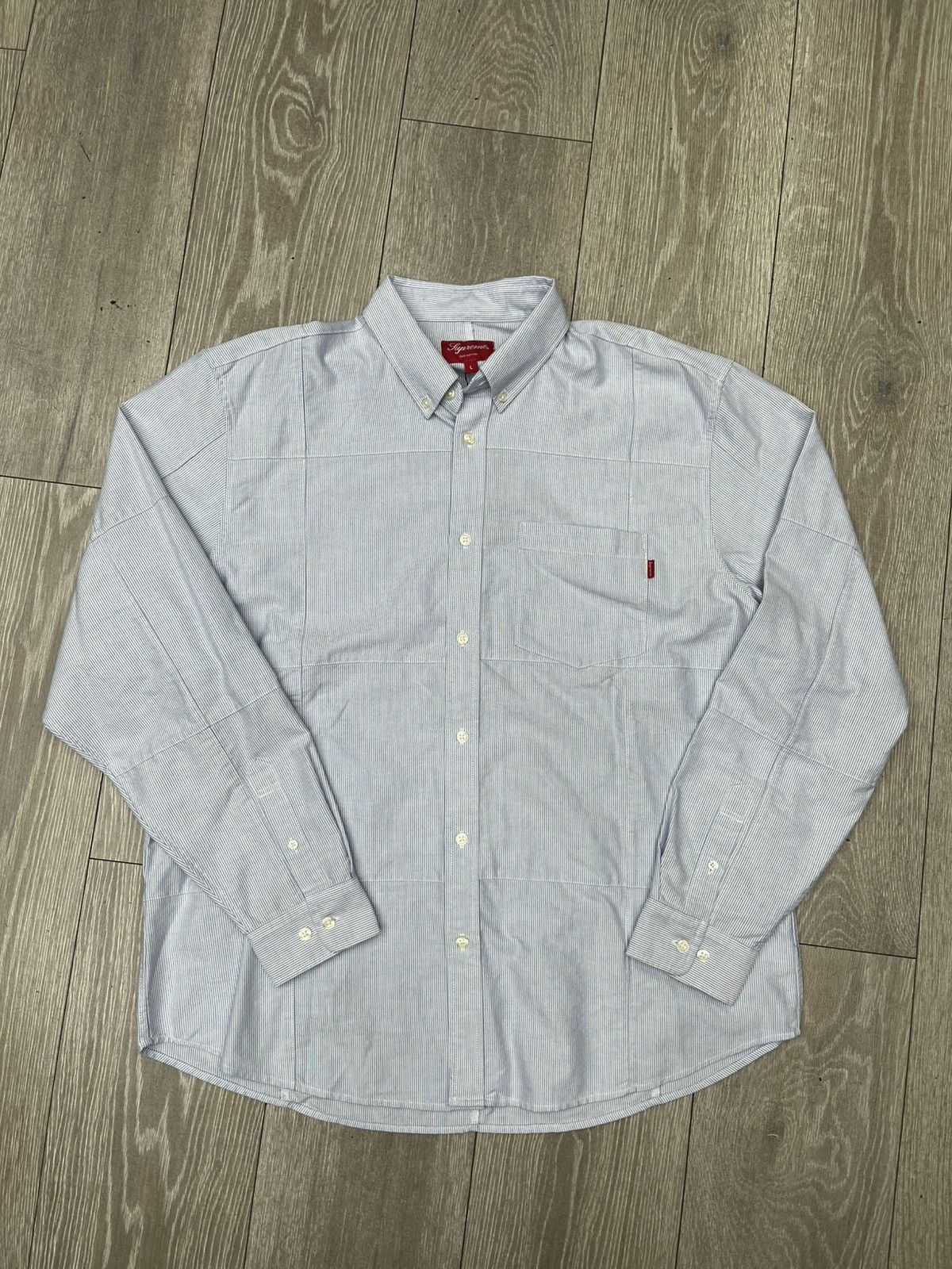 Supreme Loose Fit Flannel Oxford Shirt