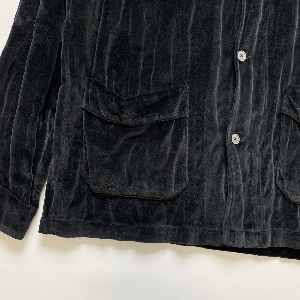 Our Legacy ‘Metal’ Black Velvet Box Jacket Size US M / EU 48-50 / 2 - 5 Thumbnail