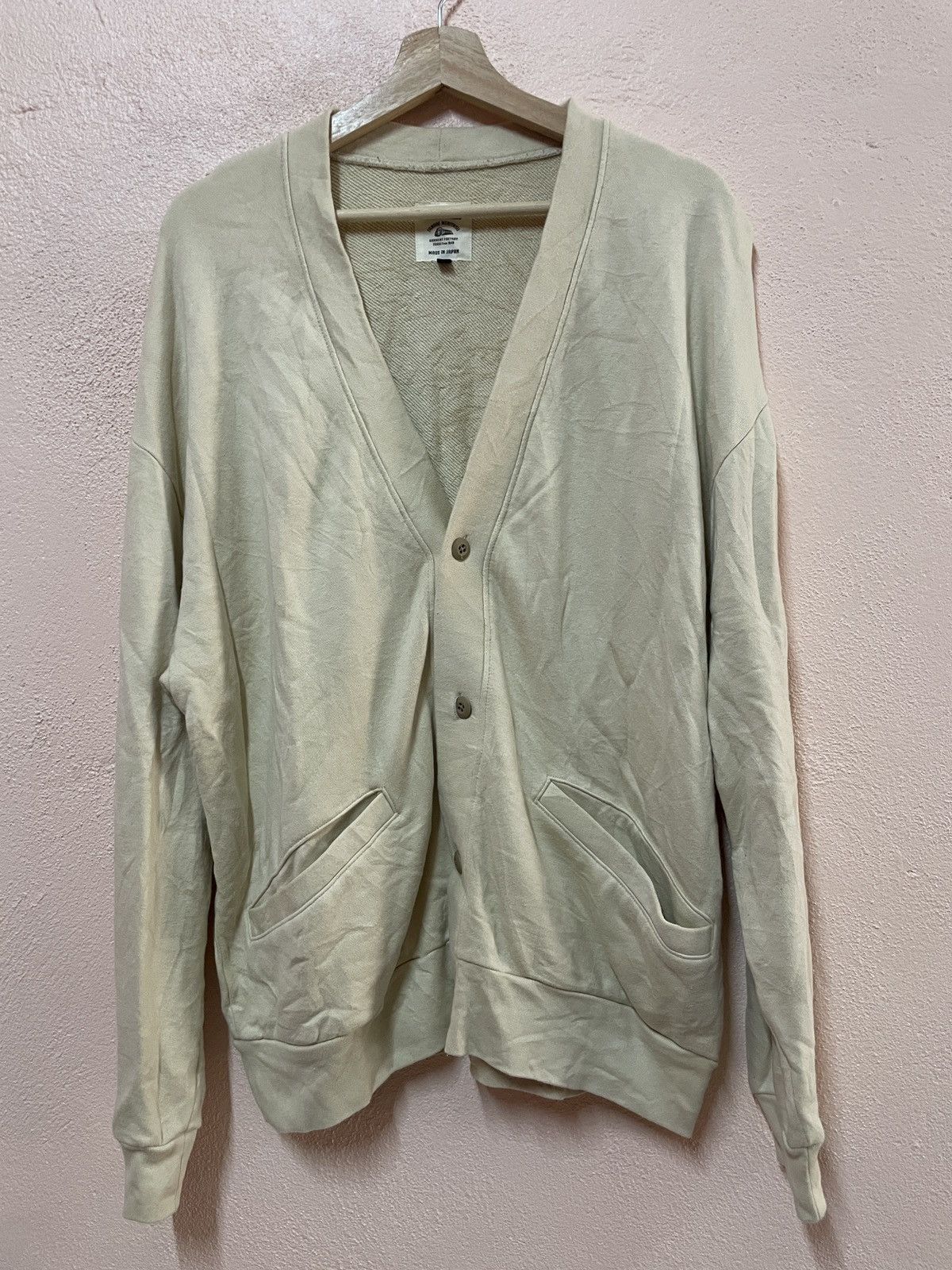 Jackman Jackman Tanabe Meriyasu Garment Factory V Neck Cardigan Size US L / EU 52-54 / 3 - 3 Thumbnail