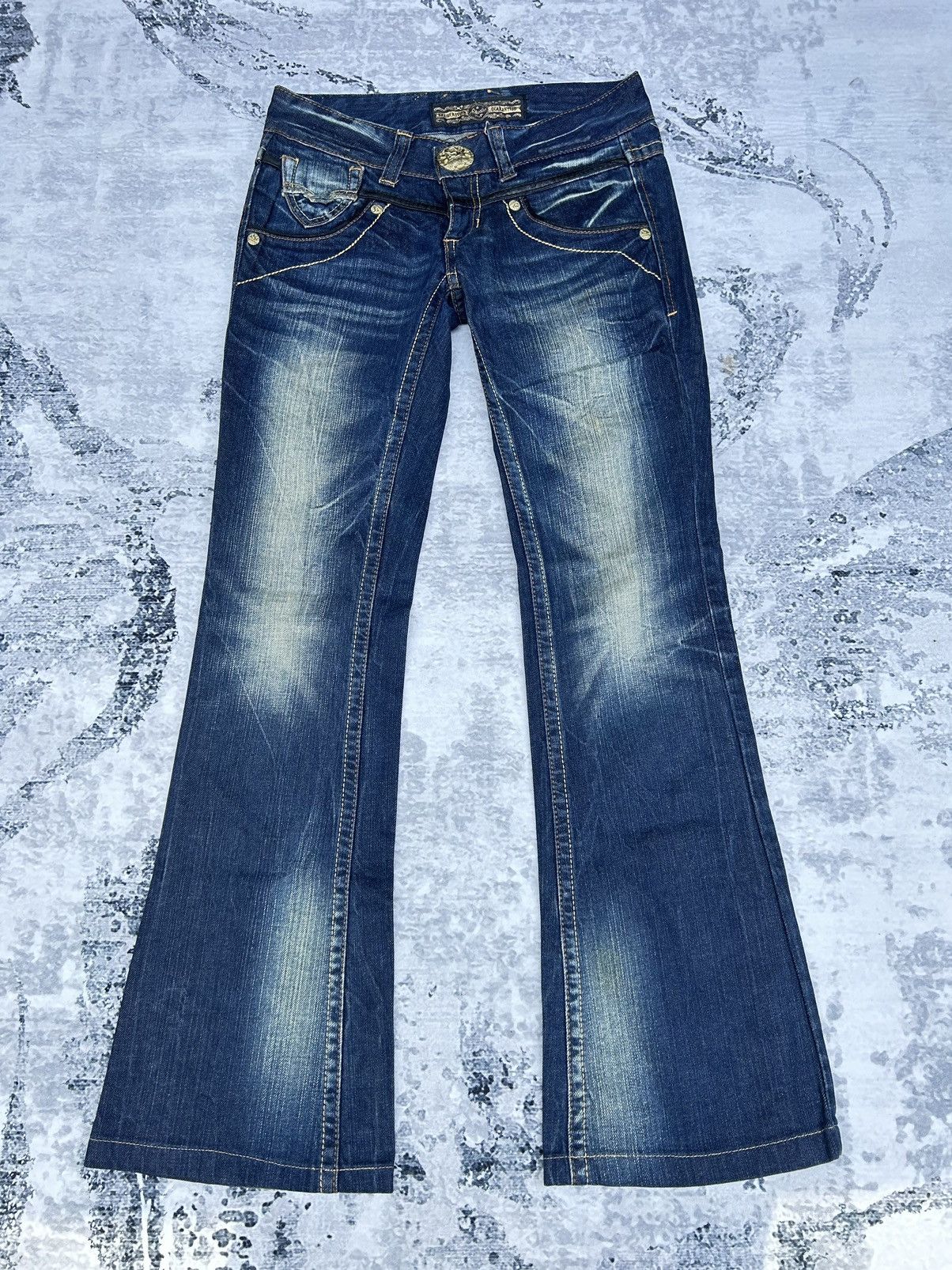 If Six Was Nine Studio R.P Flared Jeans Size 30" / US 8 / IT 44 - 3 Thumbnail