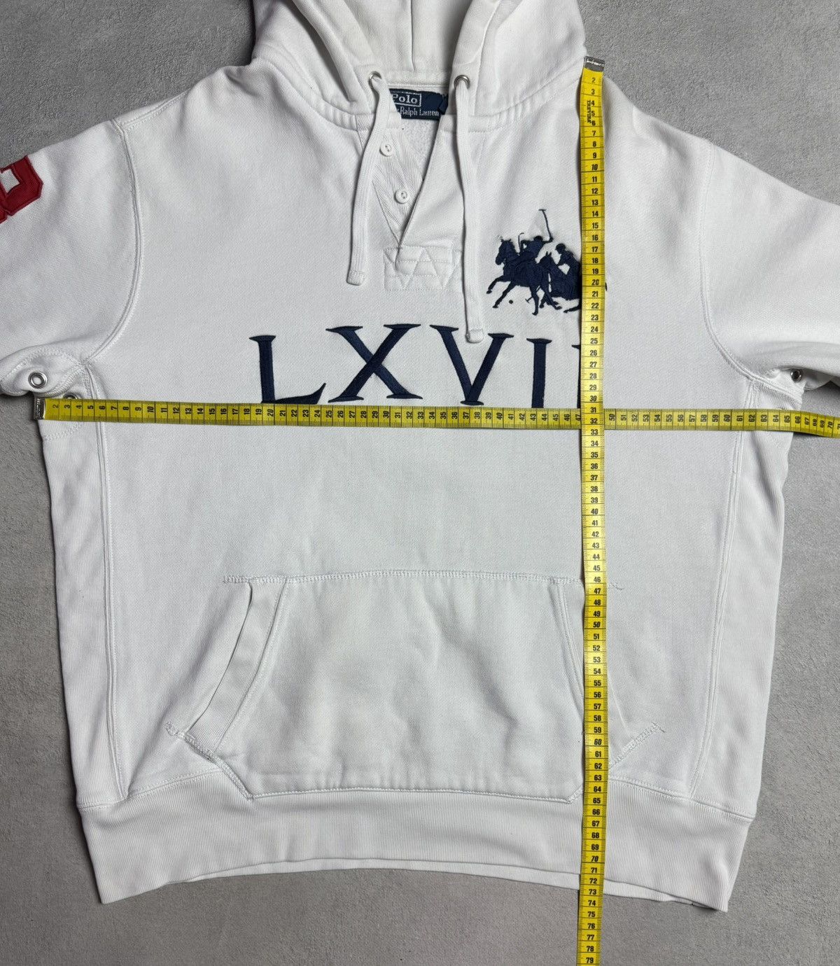 Polo Ralph Lauren Polo Ralph Lauren VXVII #3 Big Pony Hoodie Rugby Size US XL / EU 56 / 4 - 18 Thumbnail