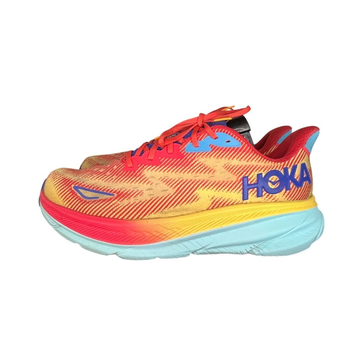 Mens Hoka One One Clifton 8 Colorful Running Shoes Size 11