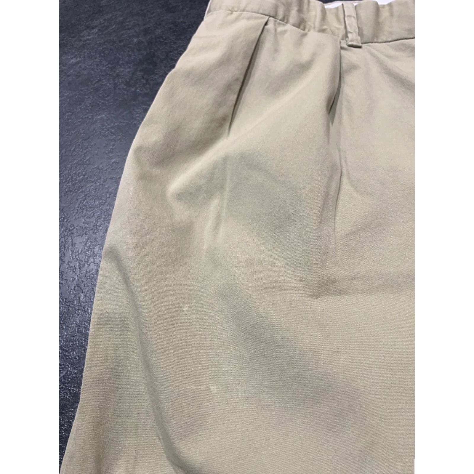 Polo Ralph Lauren VINTAGE Polo Ralph Lauren Golf Shorts Mens 35 Casual Chino Fold-Front Pleated Khaki 100% Cotton Size US S / EU 44-46 / 1 - 3 Thumbnail