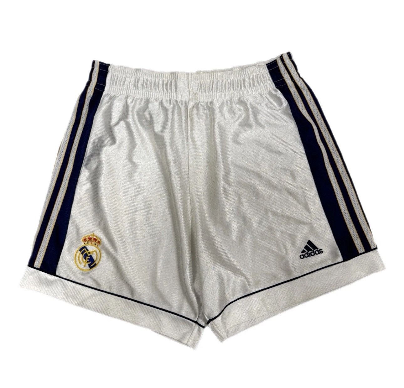 Adidas Vintage Adidas Real Madrid Football Shorts White 1998/1999 Size US 32 / EU 48 - 1 Thumbnail