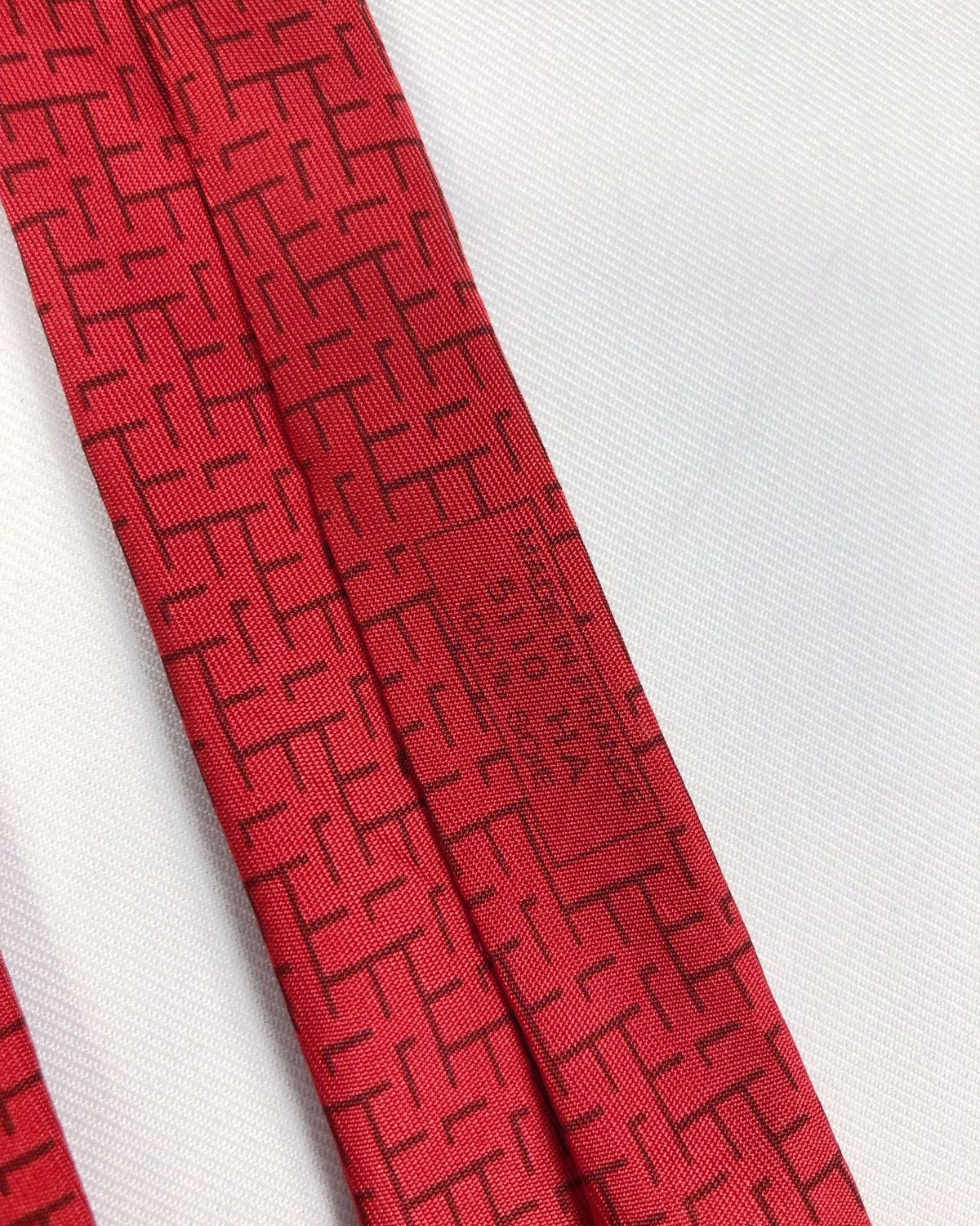 Hermes × Vintage Rare Vintage Hermes Silk Tie Made in France Size ONE SIZE - 8 Thumbnail