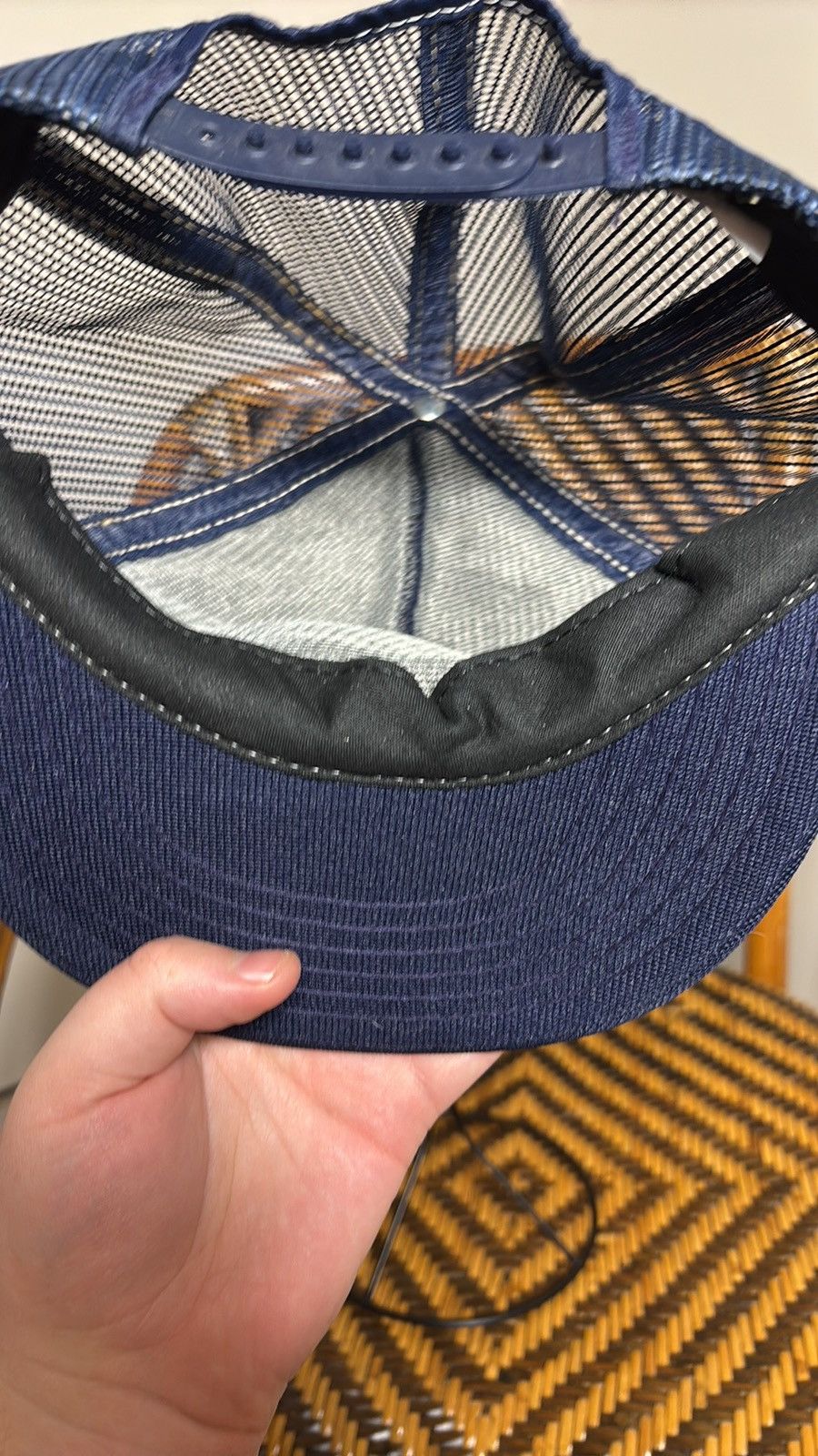 Vintage Vintage Oldsmobile Script Trucker Hat Size ONE SIZE - 5 Thumbnail