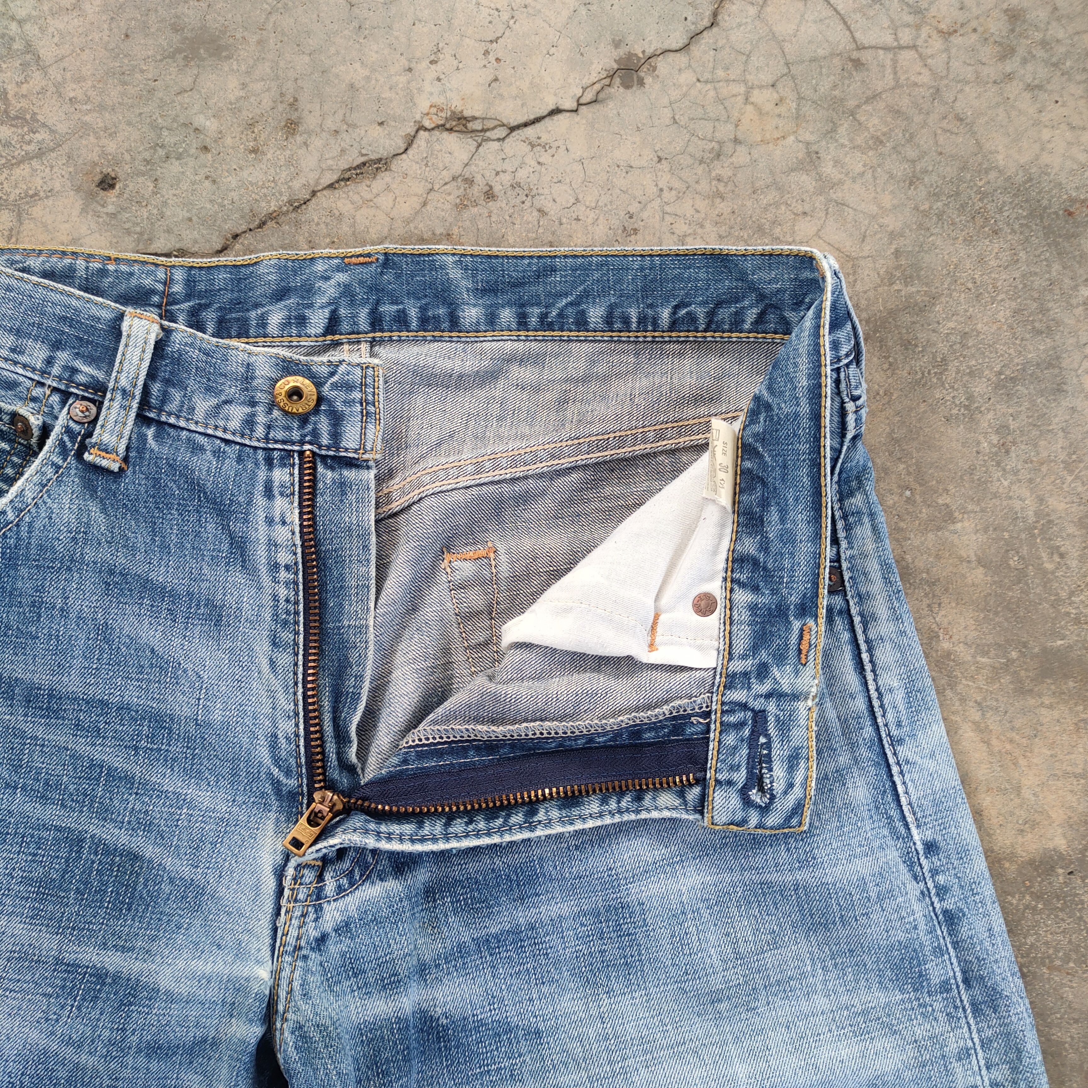 Jean × Levi's Vintage Clothing W30 VINTAGE LEVI'S 503 FADED DISTRESSED DENIM JEAN PANTS Size US 30 / EU 46 - 7 Thumbnail