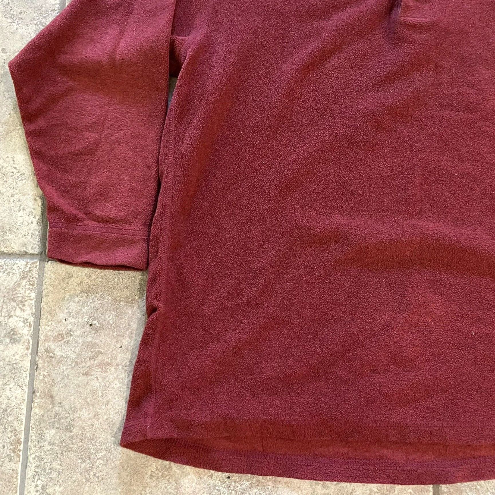 The North Face THE NORTH FACE Red Henley Fleece Sweatshirt Adult XL Casual Mens Size US XL / EU 56 / 4 - 3 Thumbnail