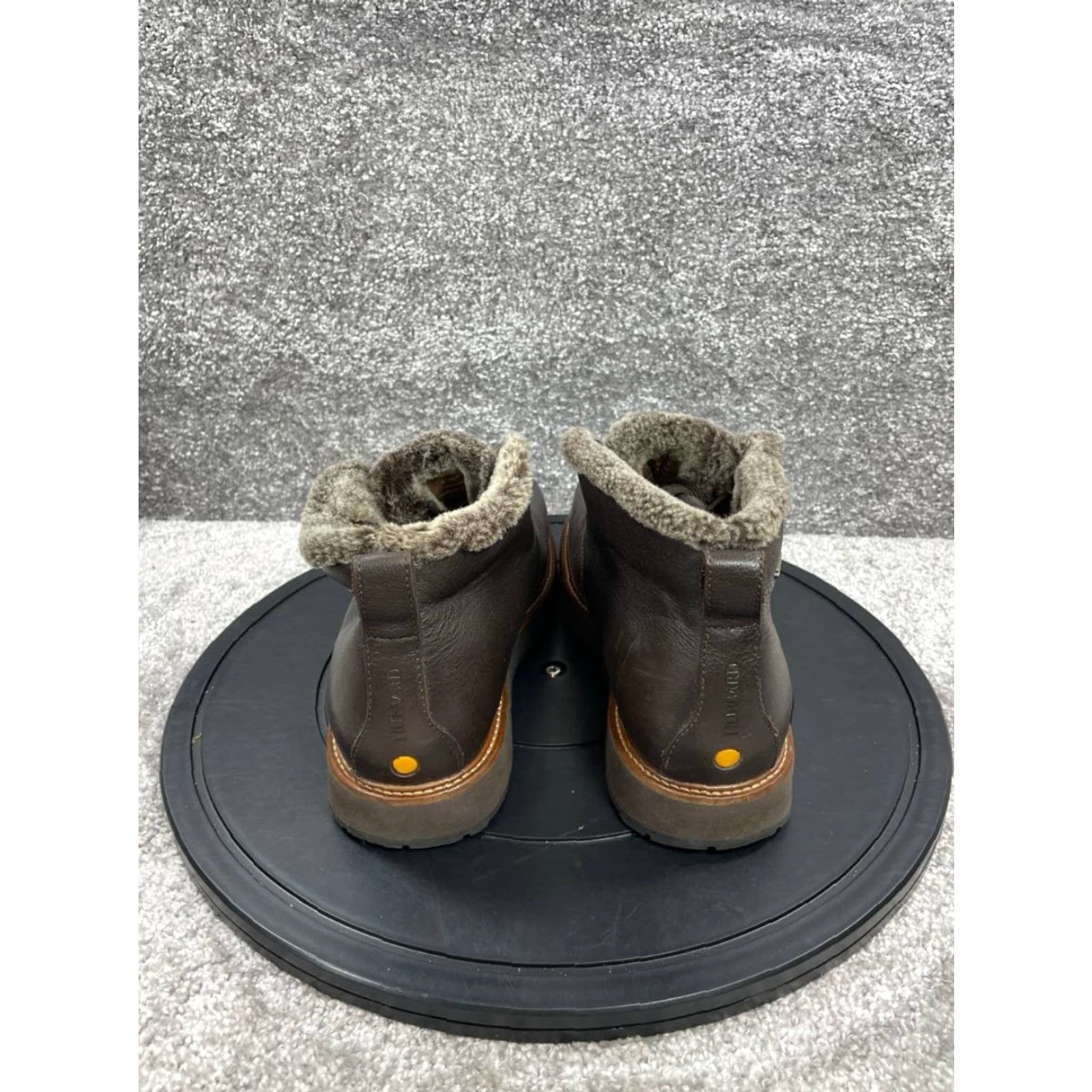 Vintage Samuel Hubbard Boot 7.5 M Winter's Day Brown Leather Shearling Lined Chukka Mens Size US 7.5 / EU 40-41 - 6 Thumbnail