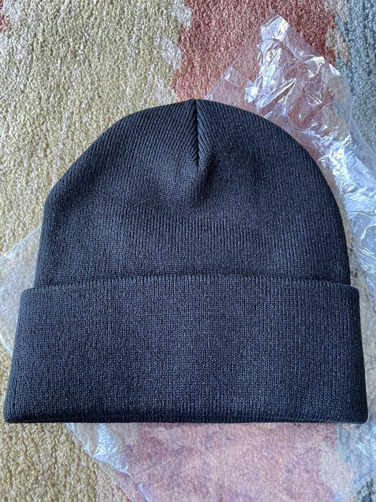 Supreme Supreme woven label beanie black Size ONE SIZE - 3 Thumbnail