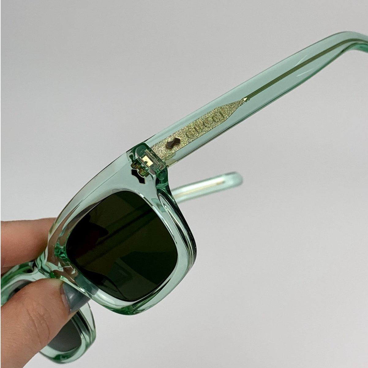 Gucci NEW Gucci Sunglasses GG1524S 004 Green Men Authentic Size ONE SIZE - 4 Thumbnail