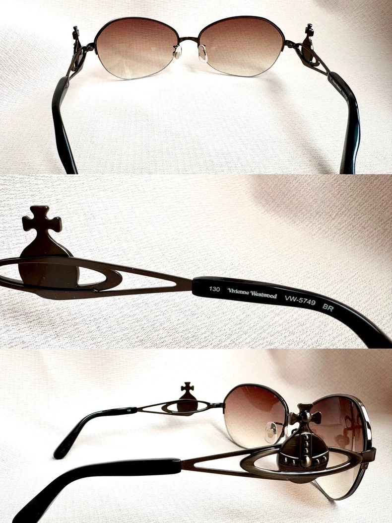 Vivienne Westwood Vivienne Westwood Vintage Large Saturn Logo Sunglasses Size ONE SIZE - 3 Thumbnail