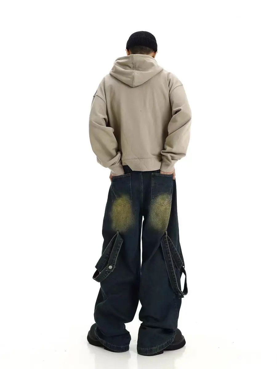 Japanese Brand × Jean Vintage Heavy Duty Washed Casual Pants Size US 33 - 2 Thumbnail