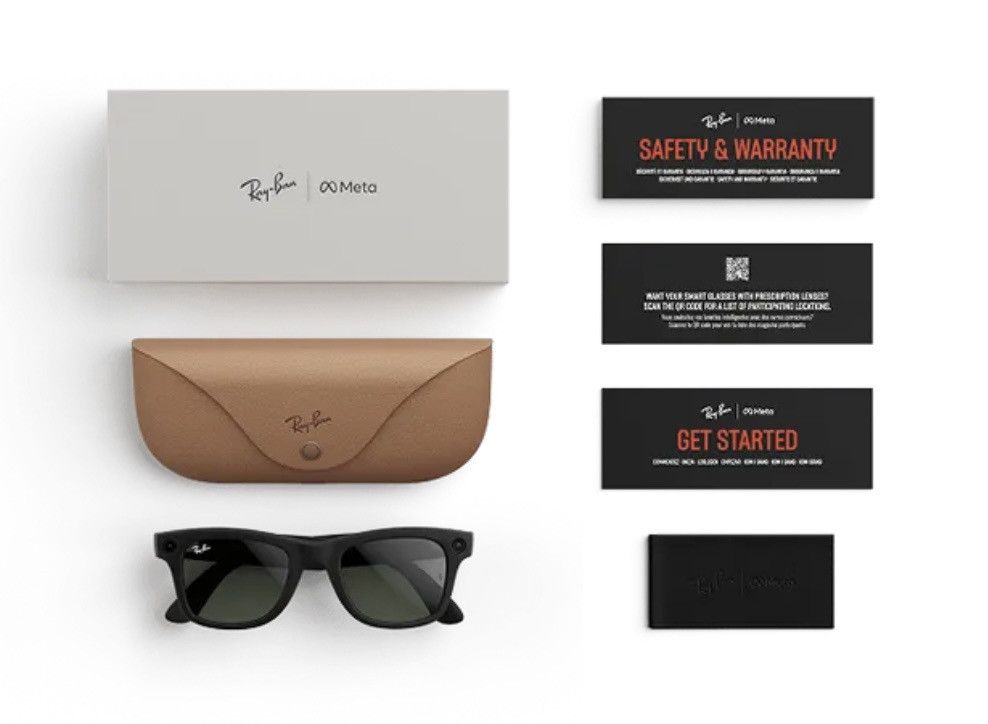 RayBan Ray-Ban Meta Wayfarer glasses Size ONE SIZE - 5 Thumbnail