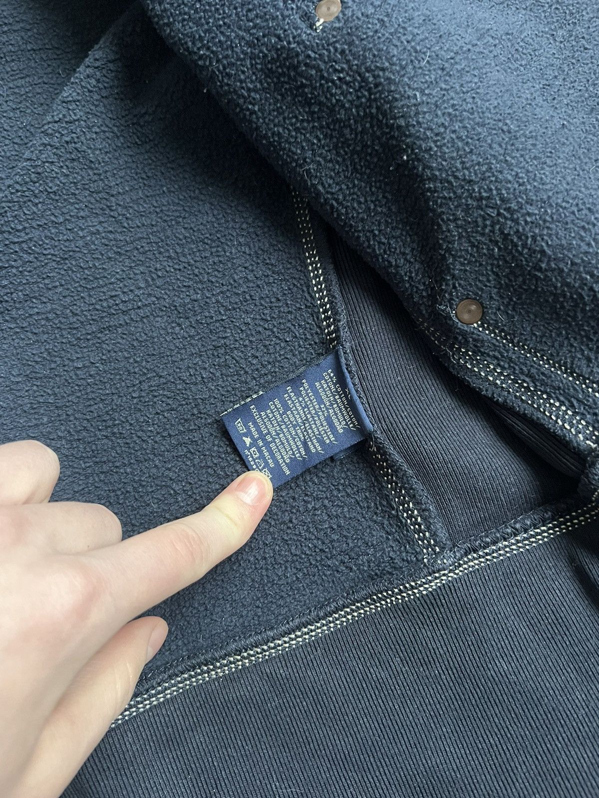 Polo Ralph Lauren Vintage Ralph Lauren Zip Up Distressed Size XL / US 12-14 / IT 48-50 - 10 Thumbnail