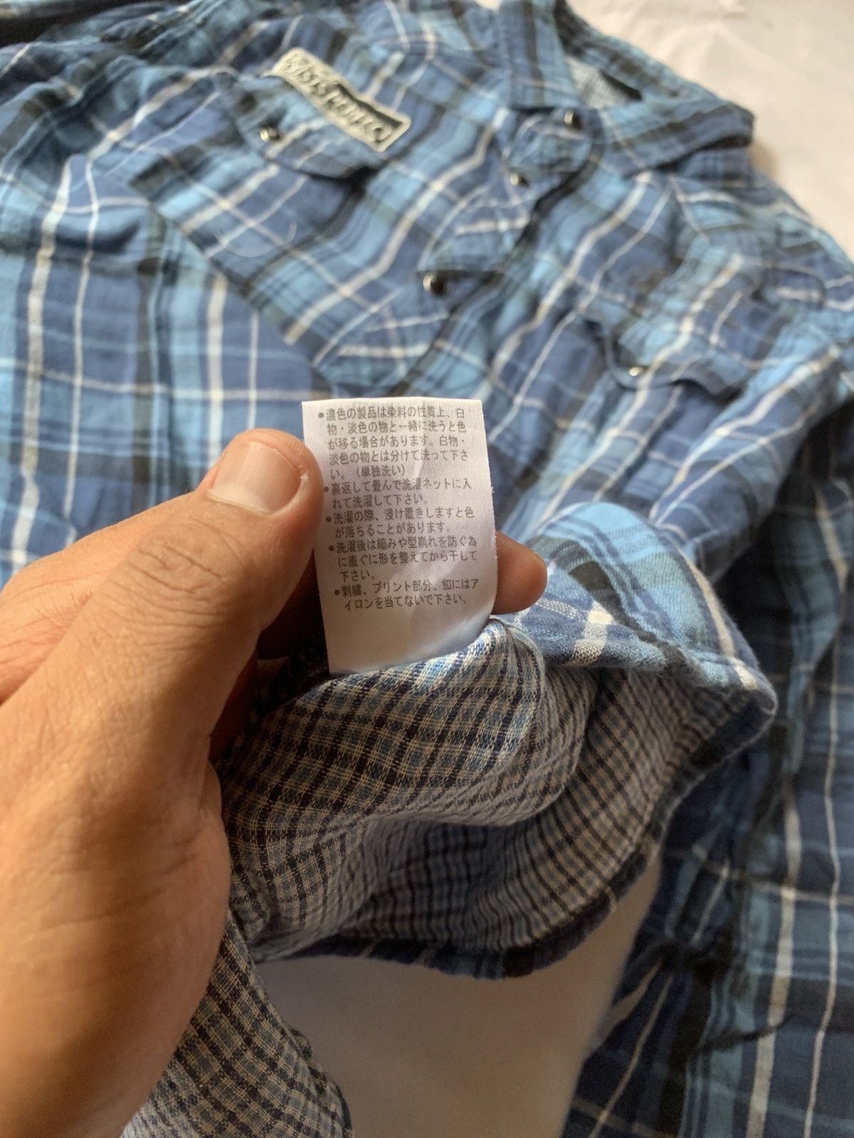 Japanese Brand Japanese Russ K Poem Plaid Flannel Size US XL / EU 56 / 4 - 9 Thumbnail