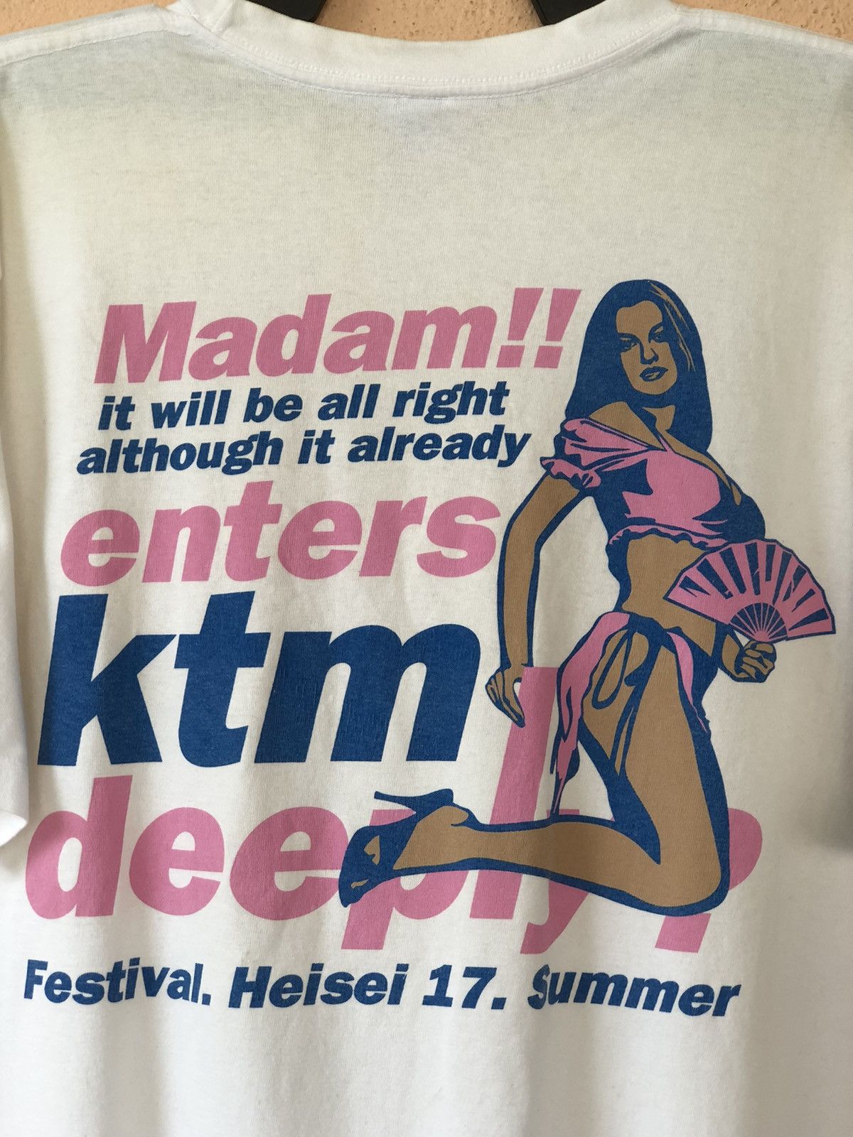 Japanese Brand Vintage KTM Sexy Women Streetwear Tee Size US XL / EU 56 / 4 - 3 Thumbnail